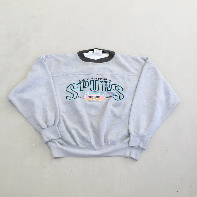 F- Vintage San Antonio Spurs NBA Lee Embroidered text & Logo Crewneck sold by HG Vintage