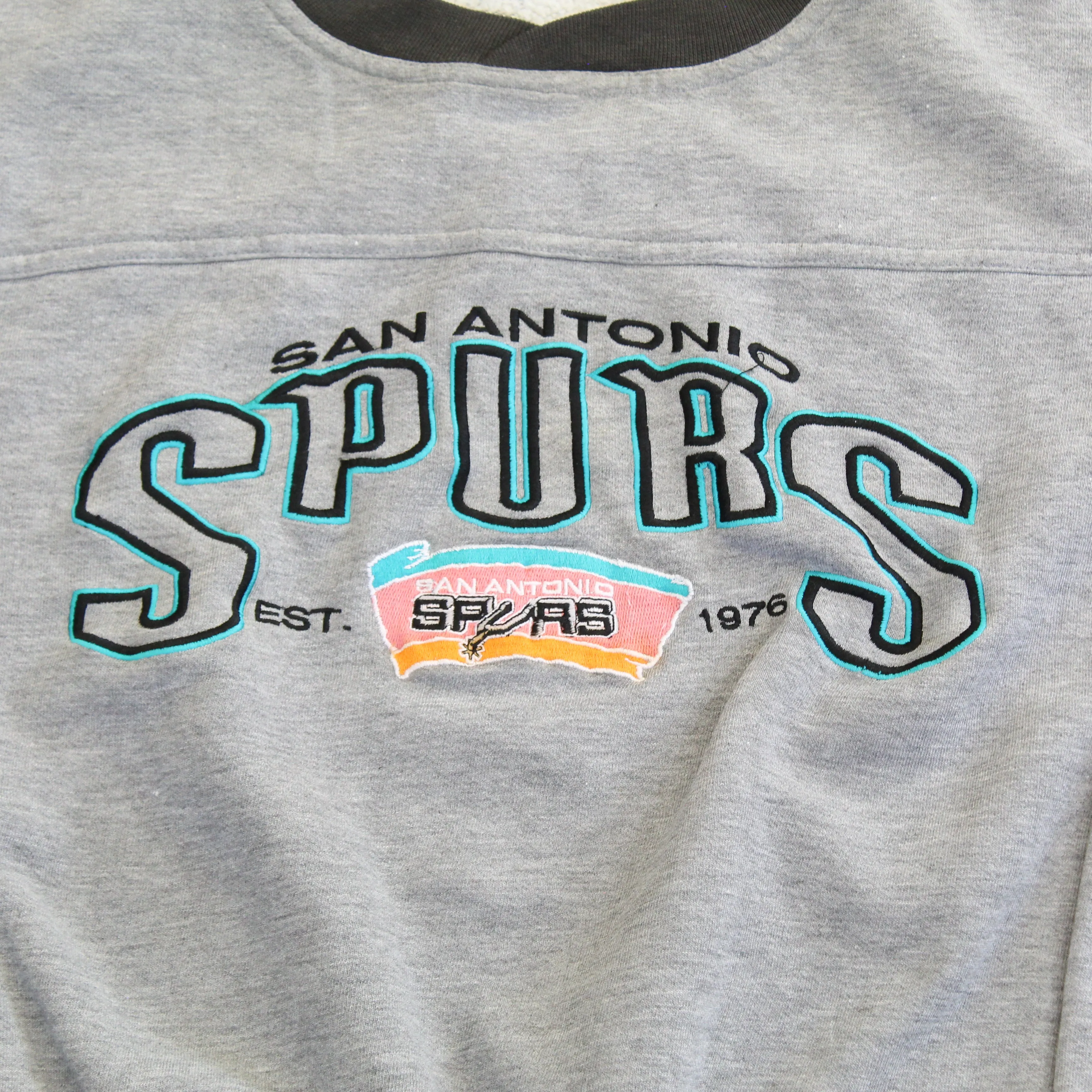 F- Vintage San Antonio Spurs NBA Lee Embroidered text & Logo Crewneck sold by HG Vintage product image thumbnail 2