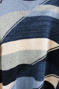 Vintage Liberty Sweaters Mixed Pattern Knit Sweater sold by HG Vintage