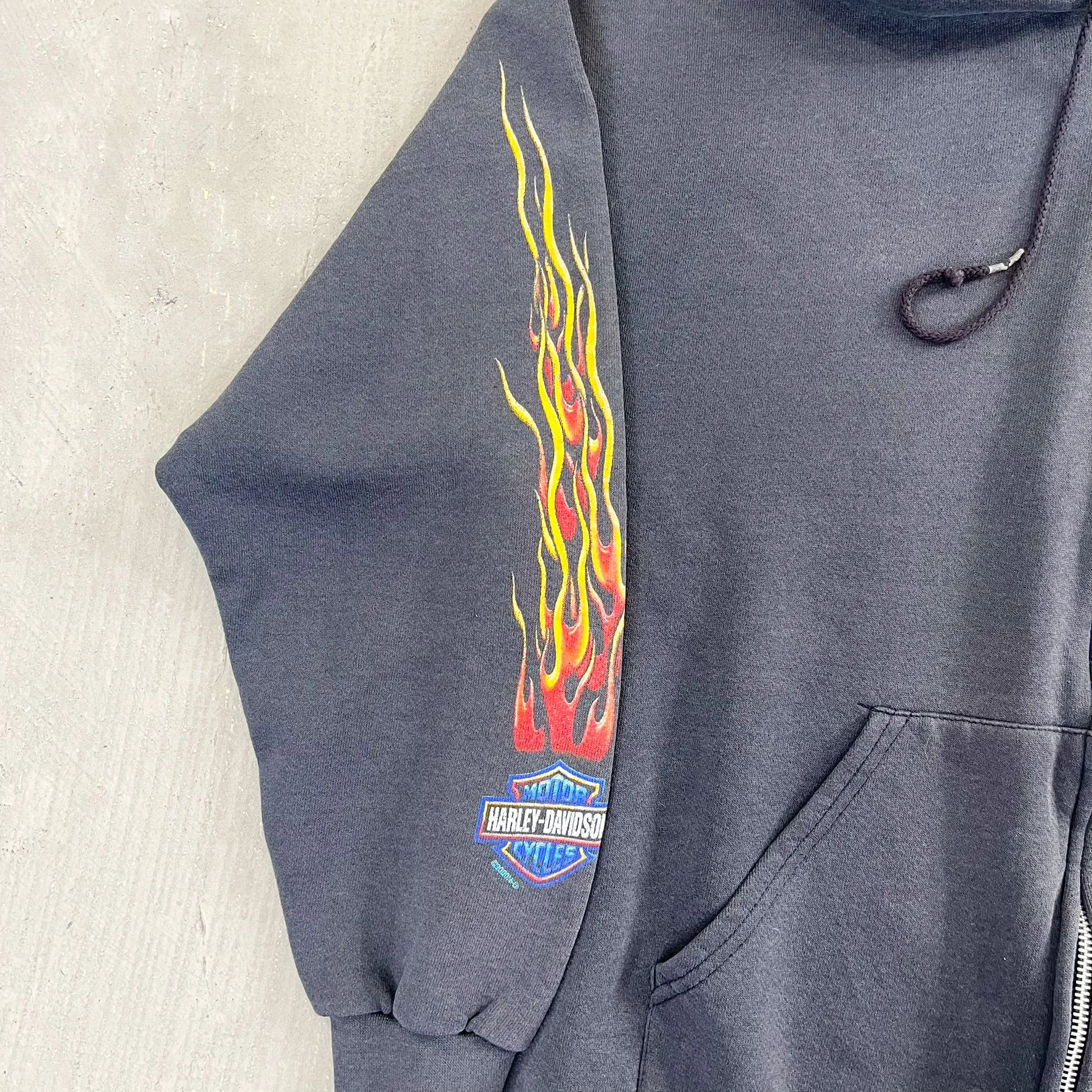 F- Vintage '00 Harley Davidson Golden Gate Bridge Zip Up Hoodie sold by HG Vintage product image thumbnail 3