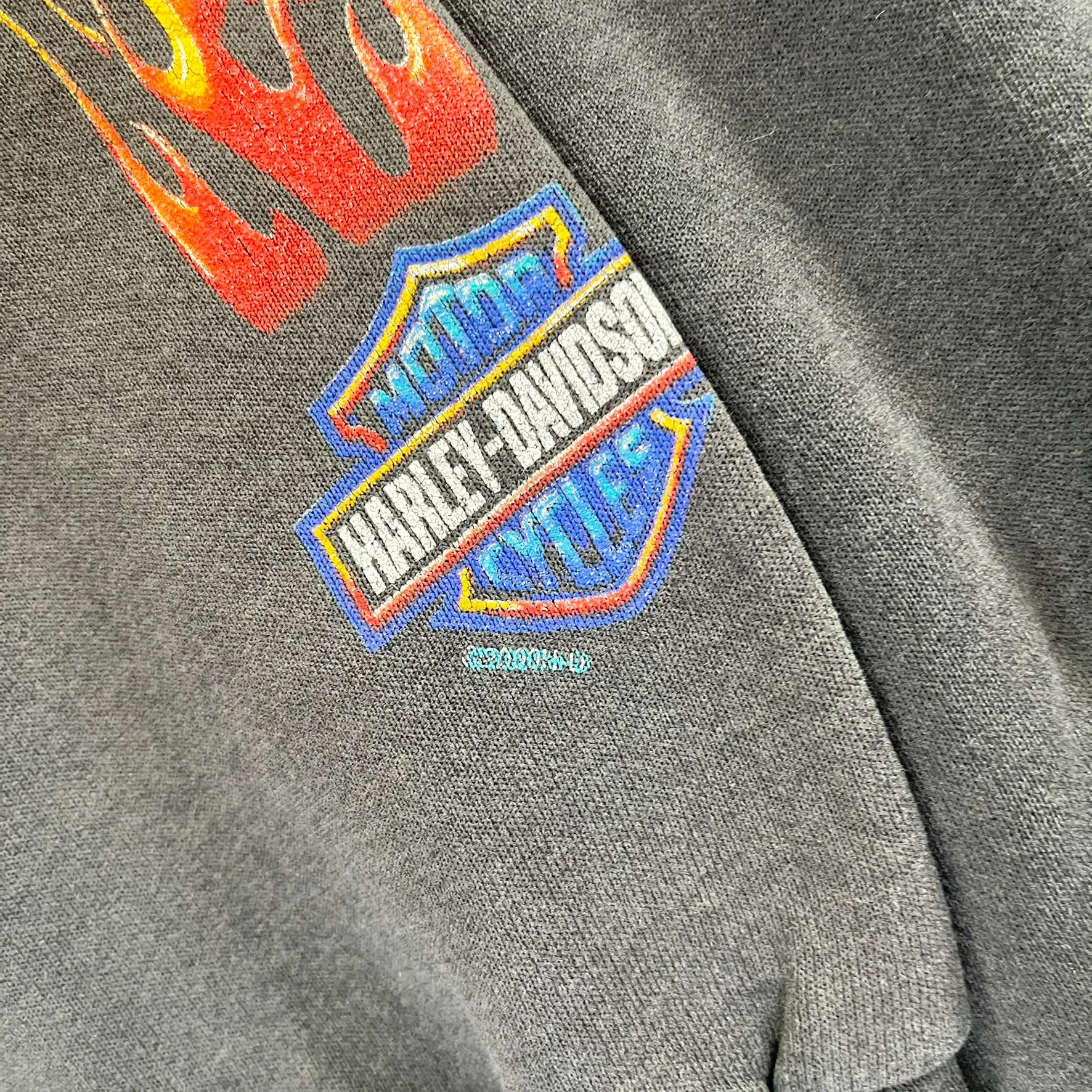 F- Vintage '00 Harley Davidson Golden Gate Bridge Zip Up Hoodie sold by HG Vintage product image thumbnail 4