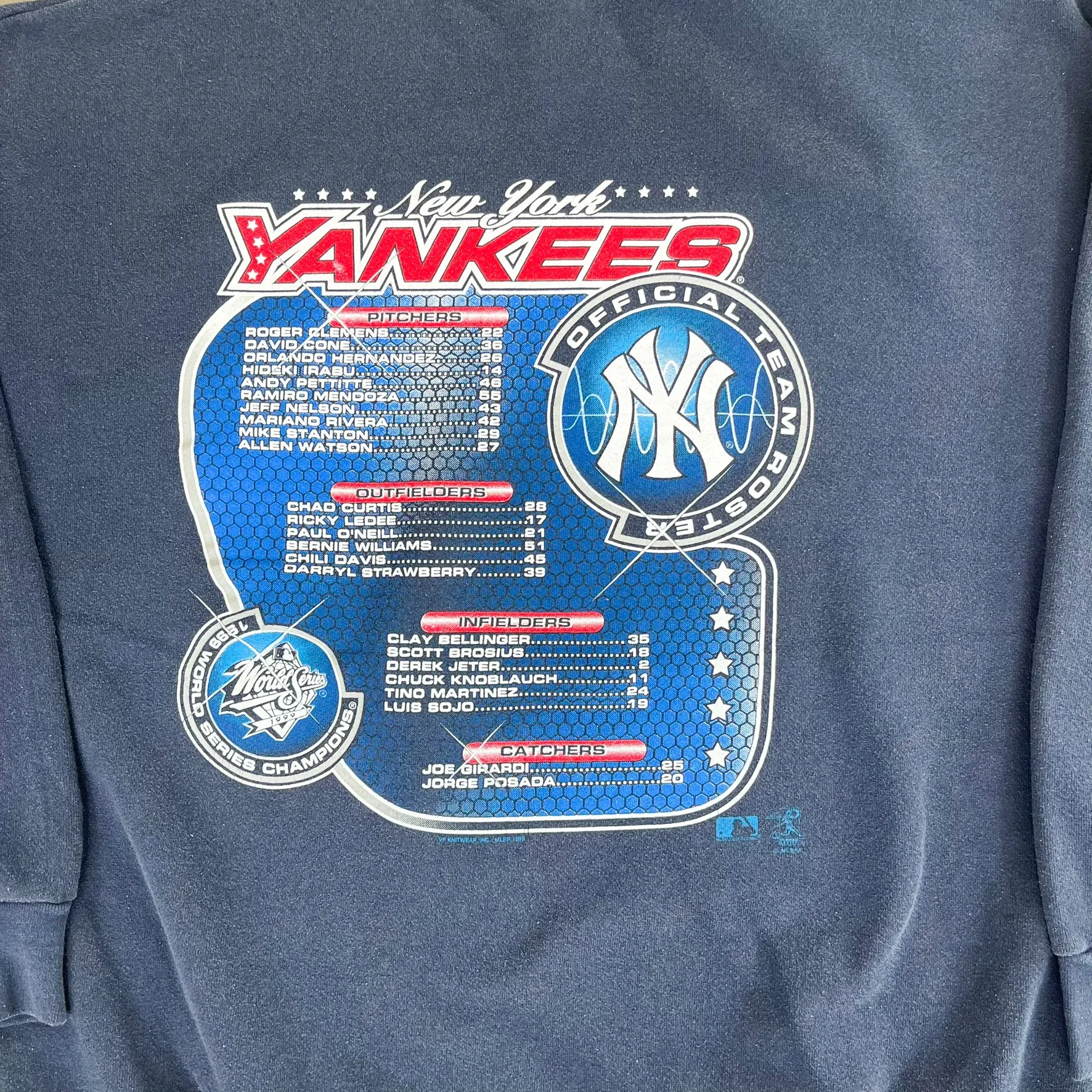F- Vintage '99 New York Yankees MLB World Series Champions Crewneck sold by HG Vintage product image thumbnail 5