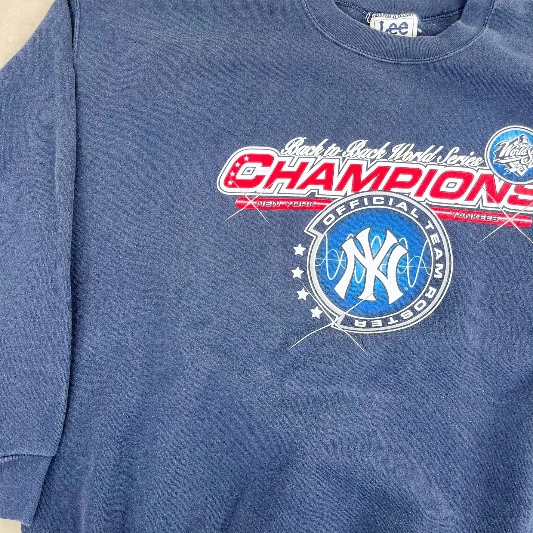 F- Vintage '99 New York Yankees MLB World Series Champions Crewneck sold by HG Vintage product image thumbnail 2