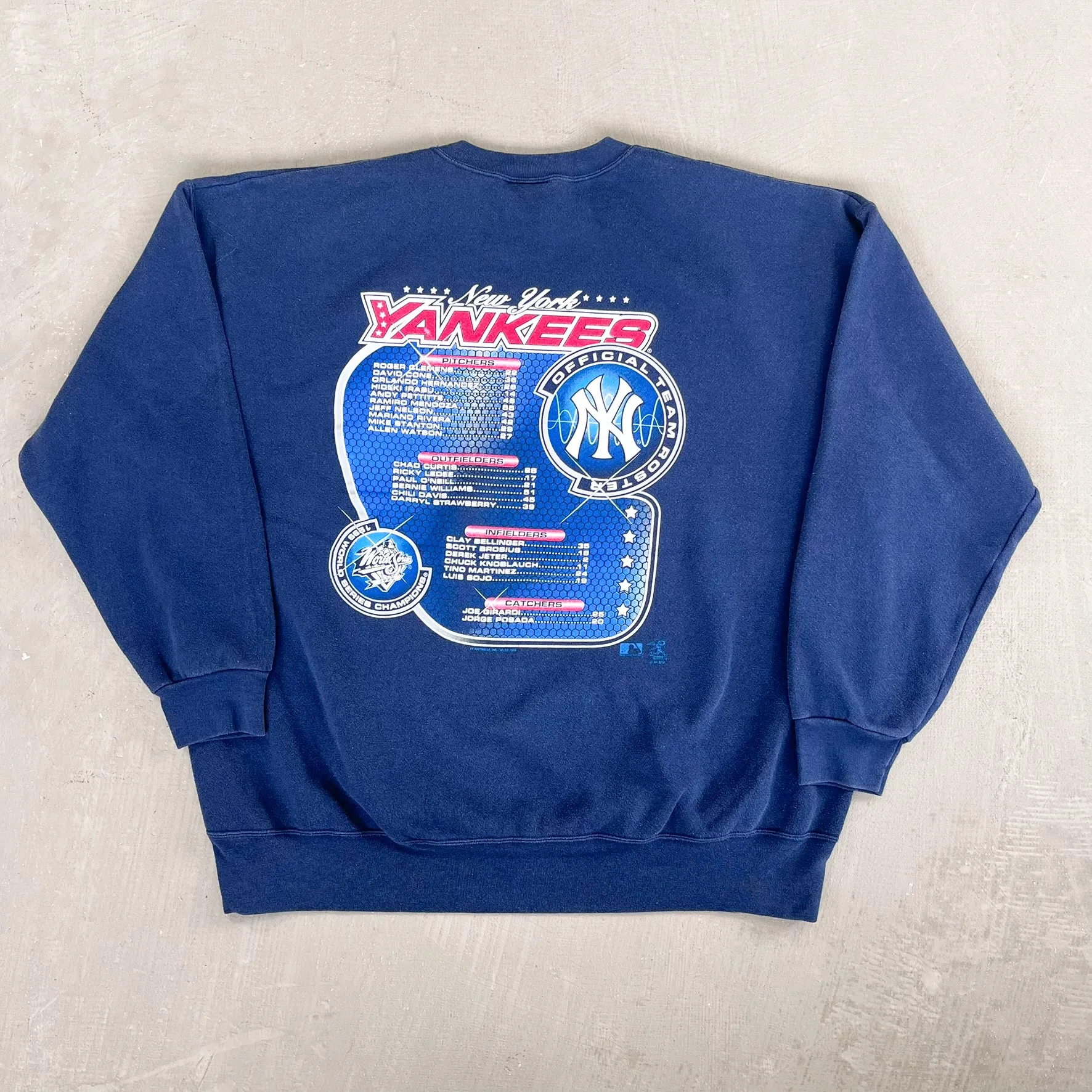 F- Vintage '99 New York Yankees MLB World Series Champions Crewneck sold by HG Vintage product image thumbnail 4