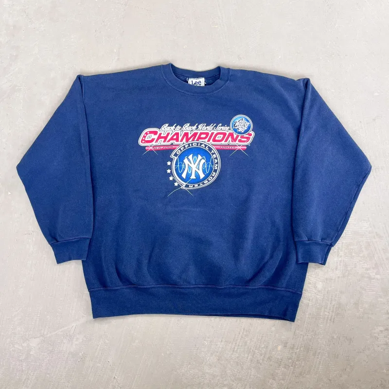 F- Vintage '99 New York Yankees MLB World Series Champions Crewneck sold by HG Vintage