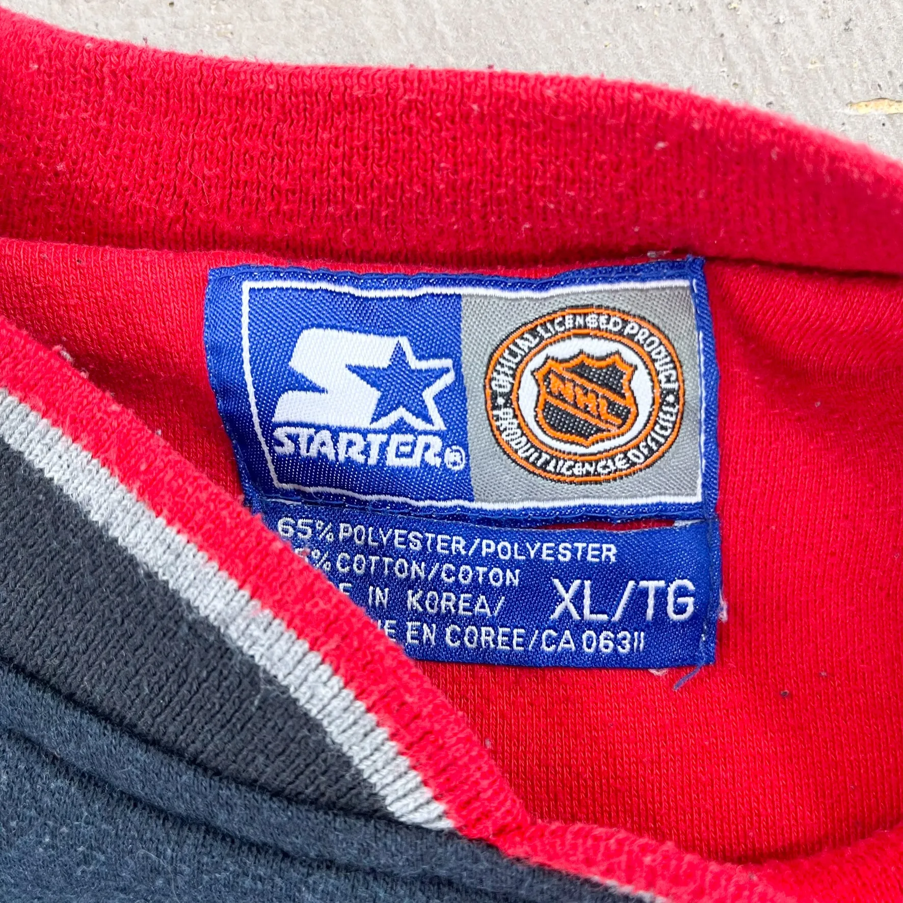 F- Vintage '95 Vancouver Canucks NHL Starter 25th Anniversary Embroidered Crewneck sold by HG Vintage product image thumbnail 4