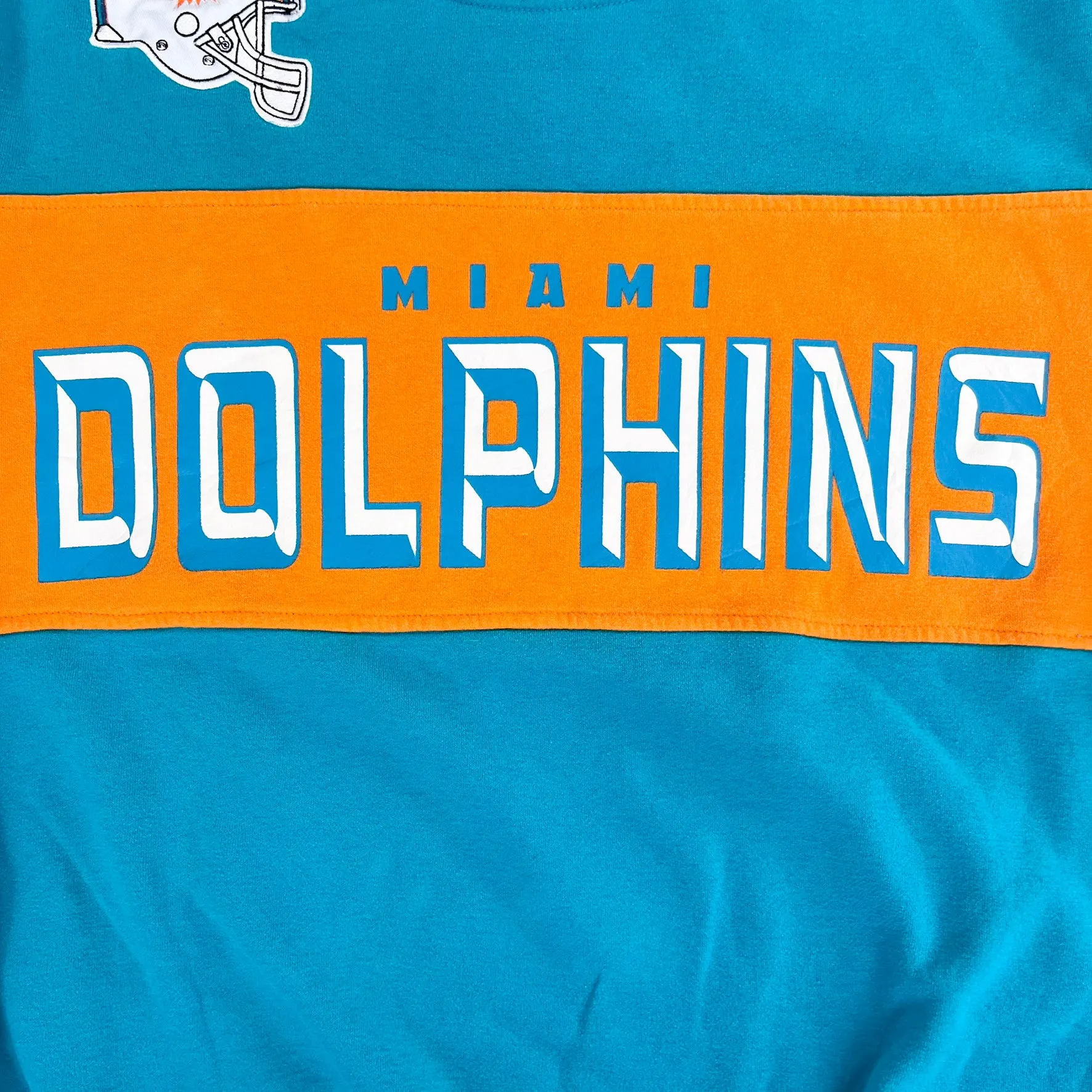 F- Miami Dolphin NFL Handsigh Text & Logo Crewneck sold by HG Vintage product image thumbnail 2