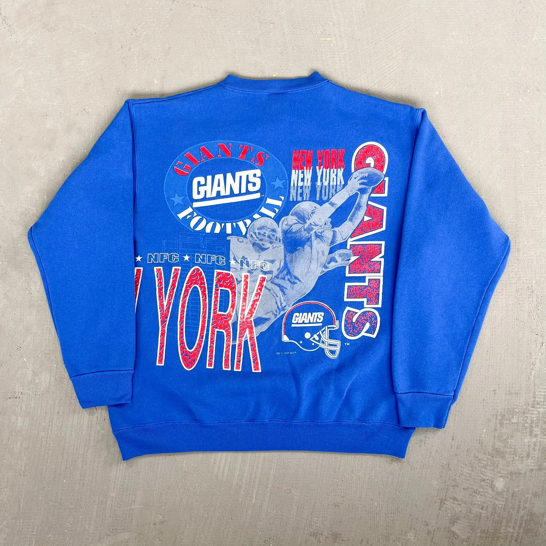 F- Vintage '91 New York Giants NFL Logo 7 Graphic Crewneck sold by HG Vintage product image thumbnail 4