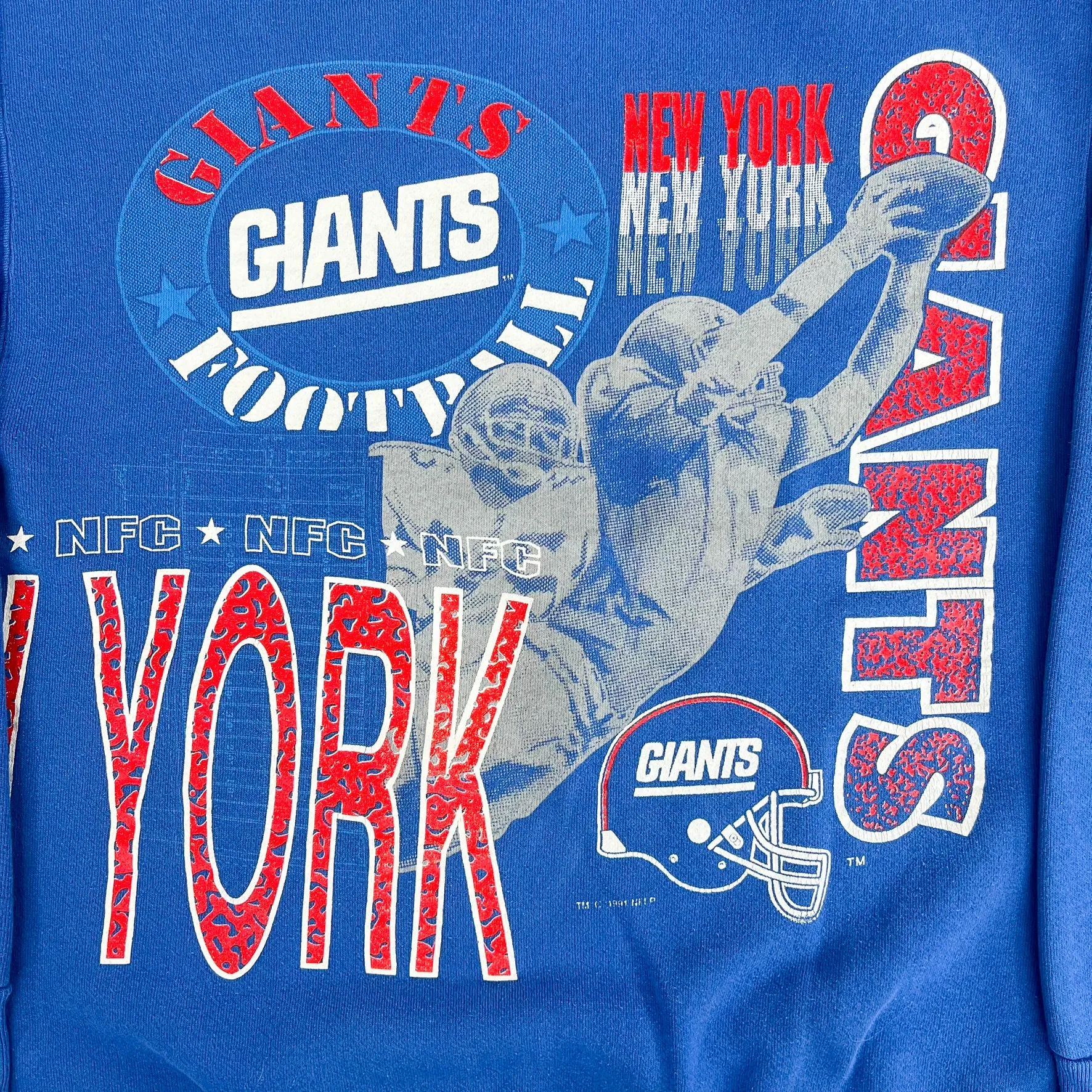 F- Vintage '91 New York Giants NFL Logo 7 Graphic Crewneck sold by HG Vintage product image thumbnail 5
