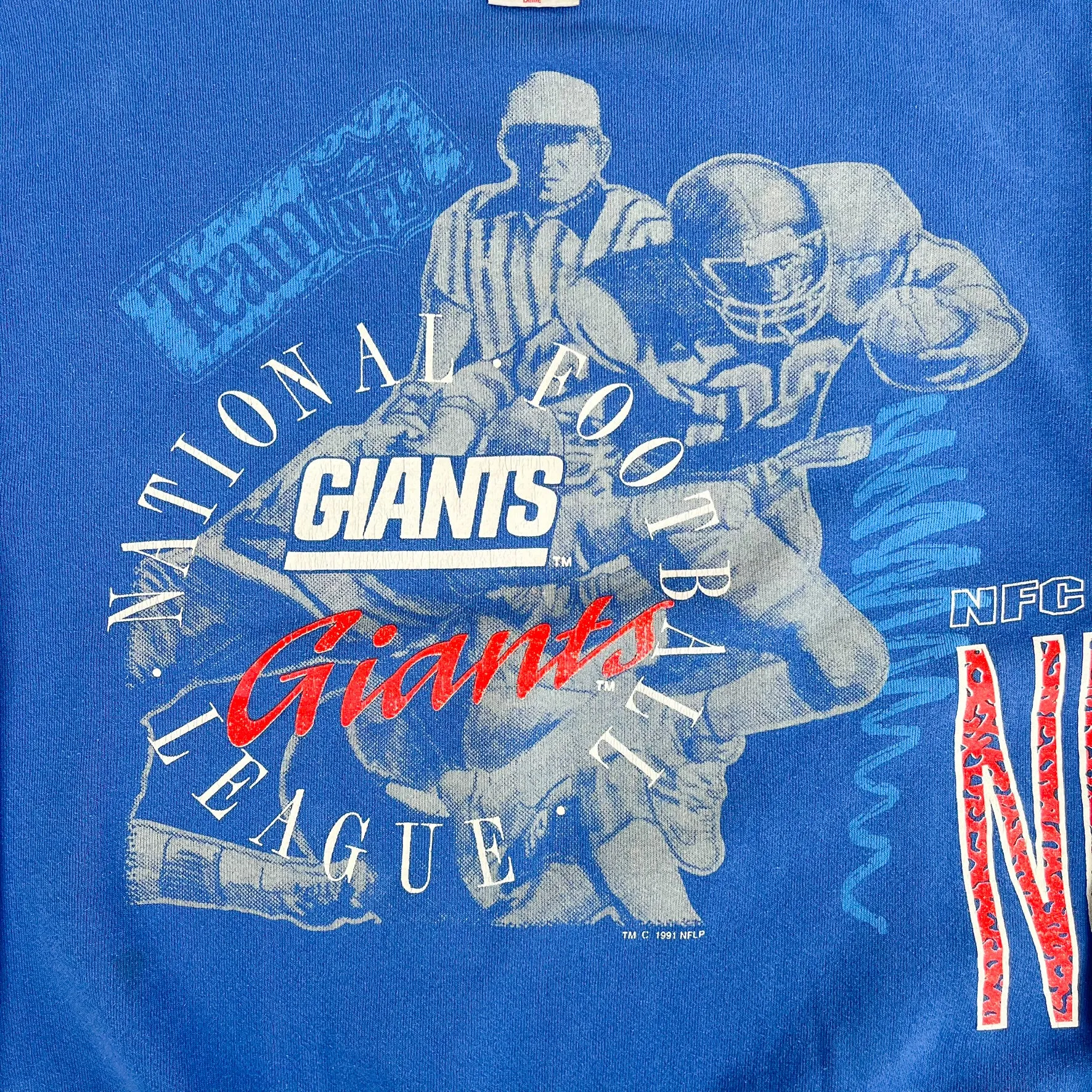 F- Vintage '91 New York Giants NFL Logo 7 Graphic Crewneck sold by HG Vintage product image thumbnail 2