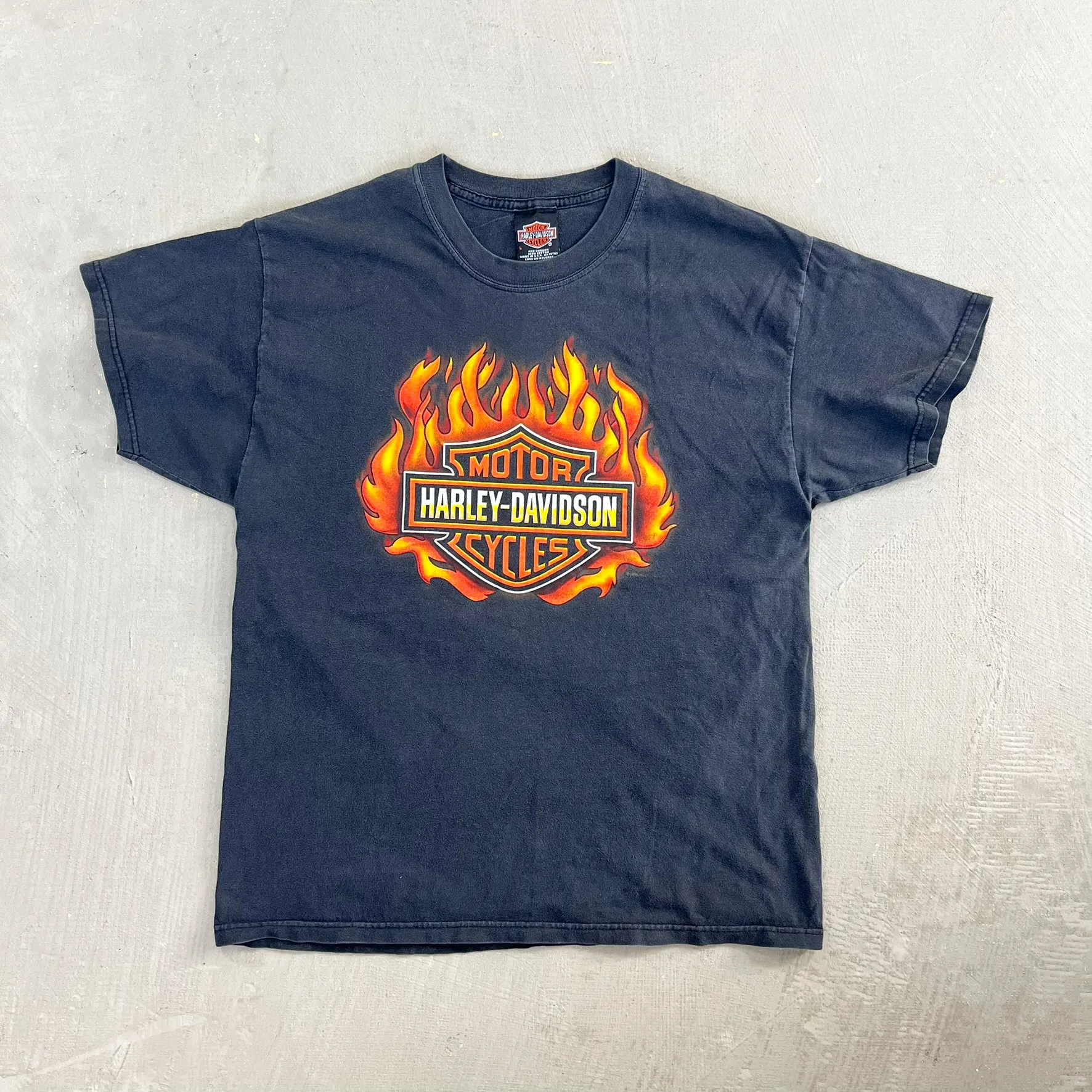 F- Vintage '98 Harley Davidson Hollywood California Graphic Tee sold by HG Vintage