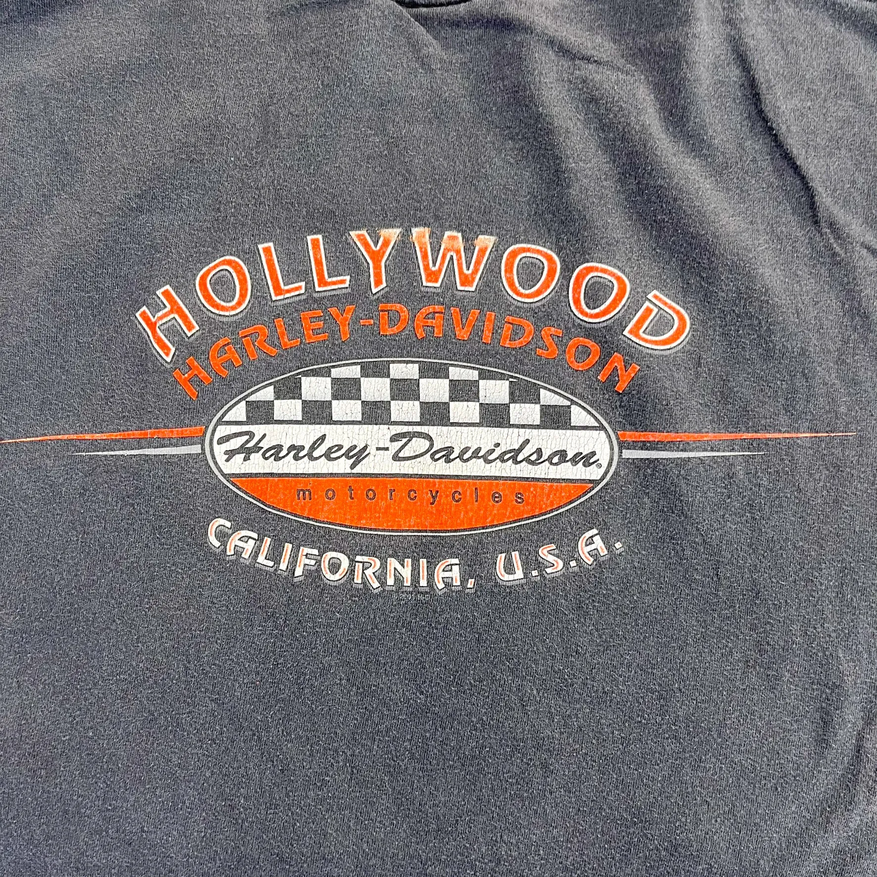 F- Vintage '98 Harley Davidson Hollywood California Graphic Tee sold by HG Vintage product image thumbnail 5