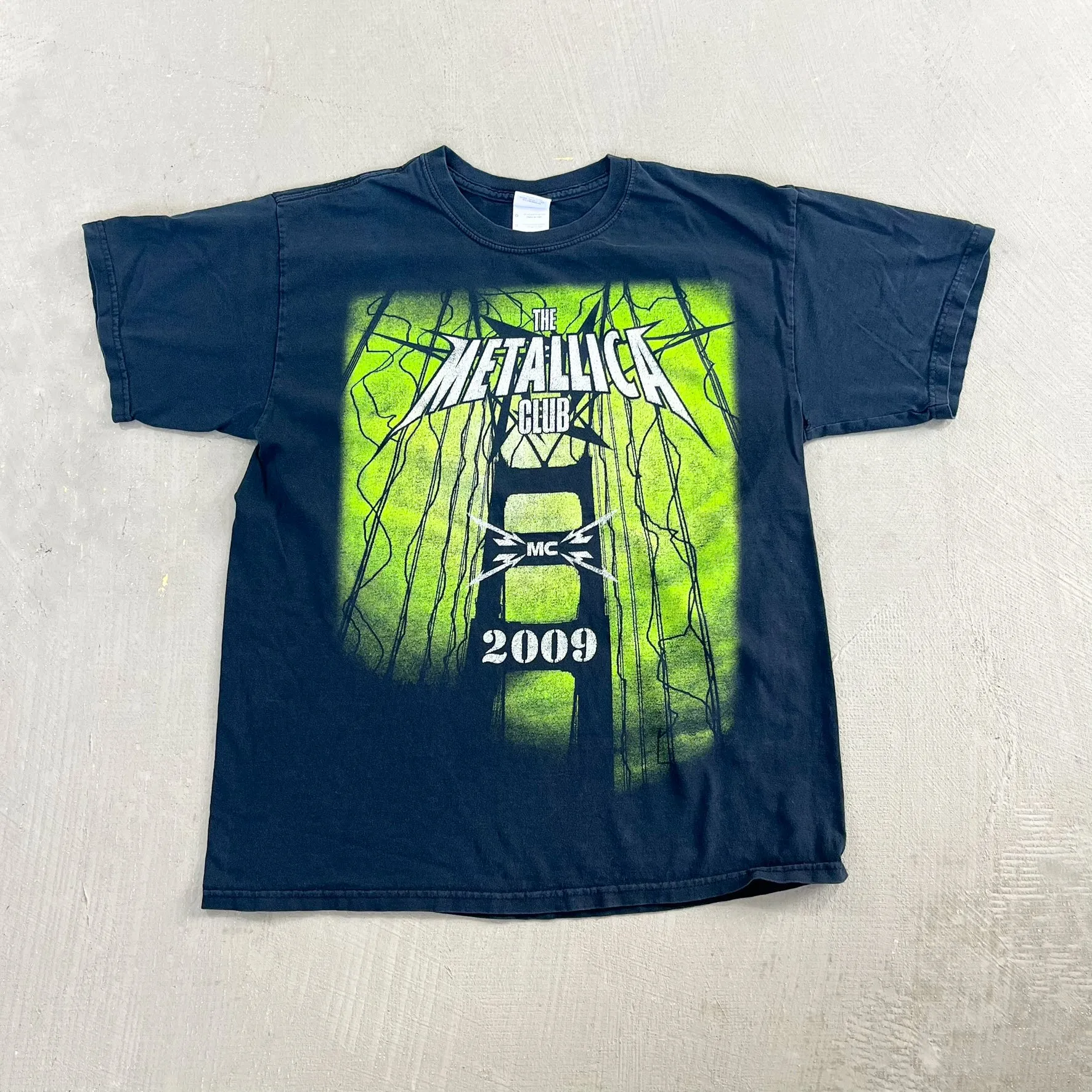 F- Vintage '09 Metallica Fan Club Graphic Tee sold by HG Vintage