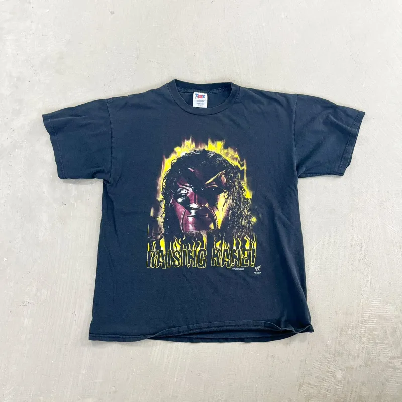 F- Vintage '96 WWE Raising Kane Picture Tee sold by HG Vintage