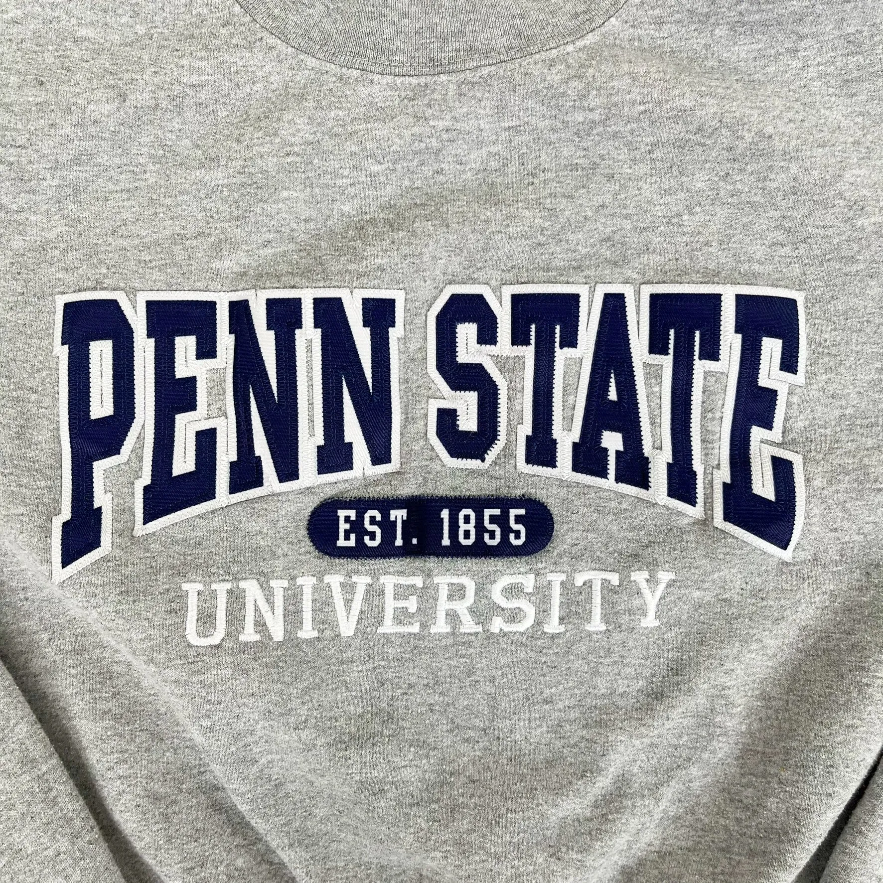 F- HOM Penn State Embroidered Text Cropped Reworked Crewneck sold by HG Vintage product image thumbnail 2