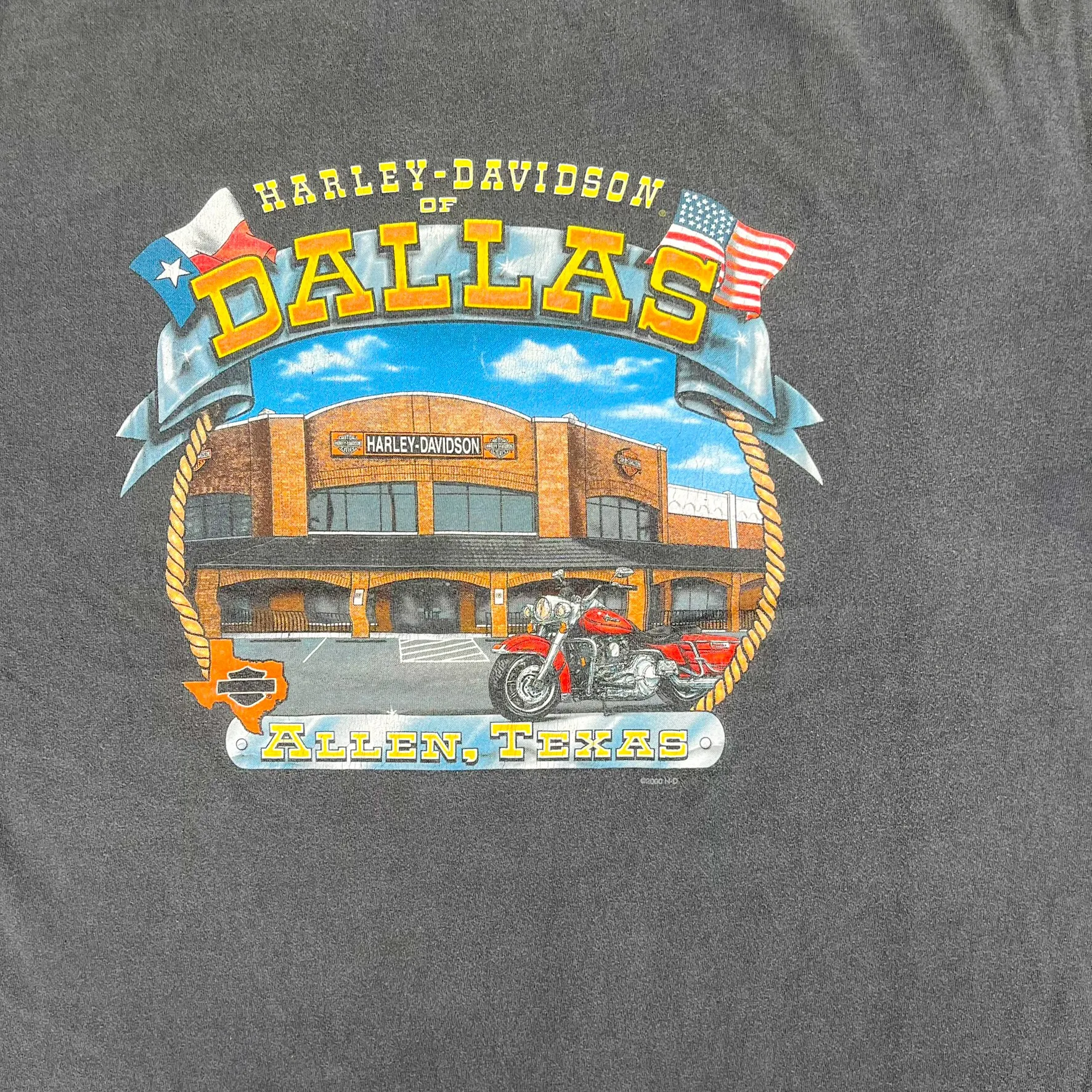 F- Vintage '00 Harley Davidson Dallas Texas Graphic Tee sold by HG Vintage product image thumbnail 5