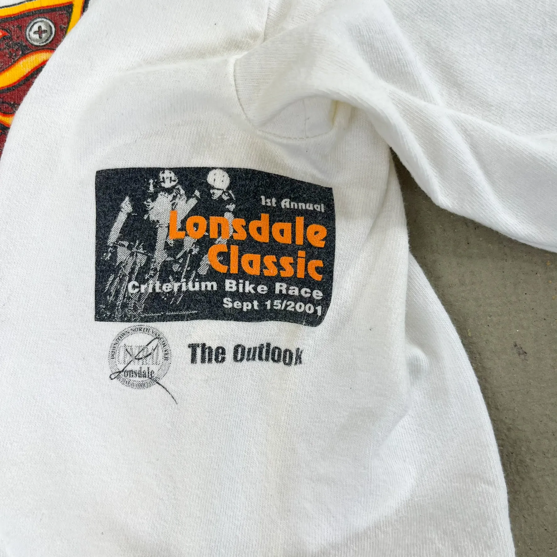 F- Vintage '01 Harley Davidson Flames Graphic & Logo Tee sold by HG Vintage product image thumbnail 5