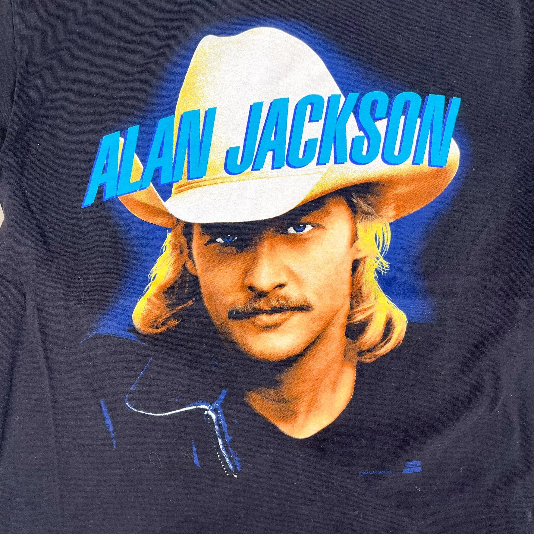 F- Vintage '92 Alan Jackson Picture & Text Single Stitch Tee sold by HG Vintage product image thumbnail 2