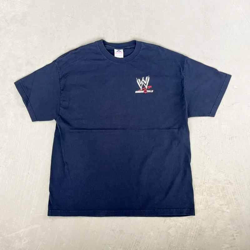 F- Vintage '02 WWE Niagara Falls The Rock Bring It Tee sold by HG Vintage