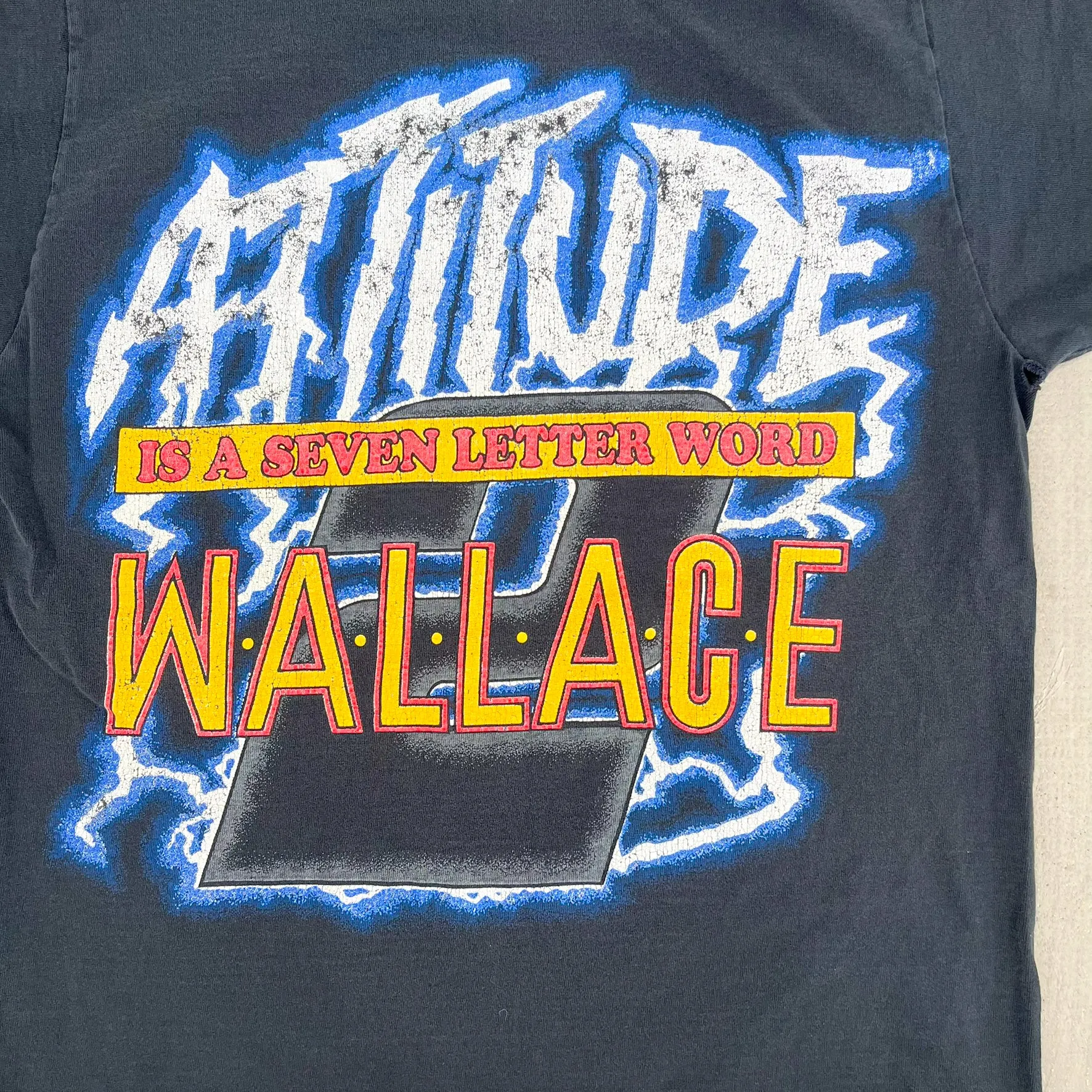 F- Vintage '95 Nascar Dusty Wallace Fear Is An Emotion Single Stitch Tee sold by HG Vintage product image thumbnail 5