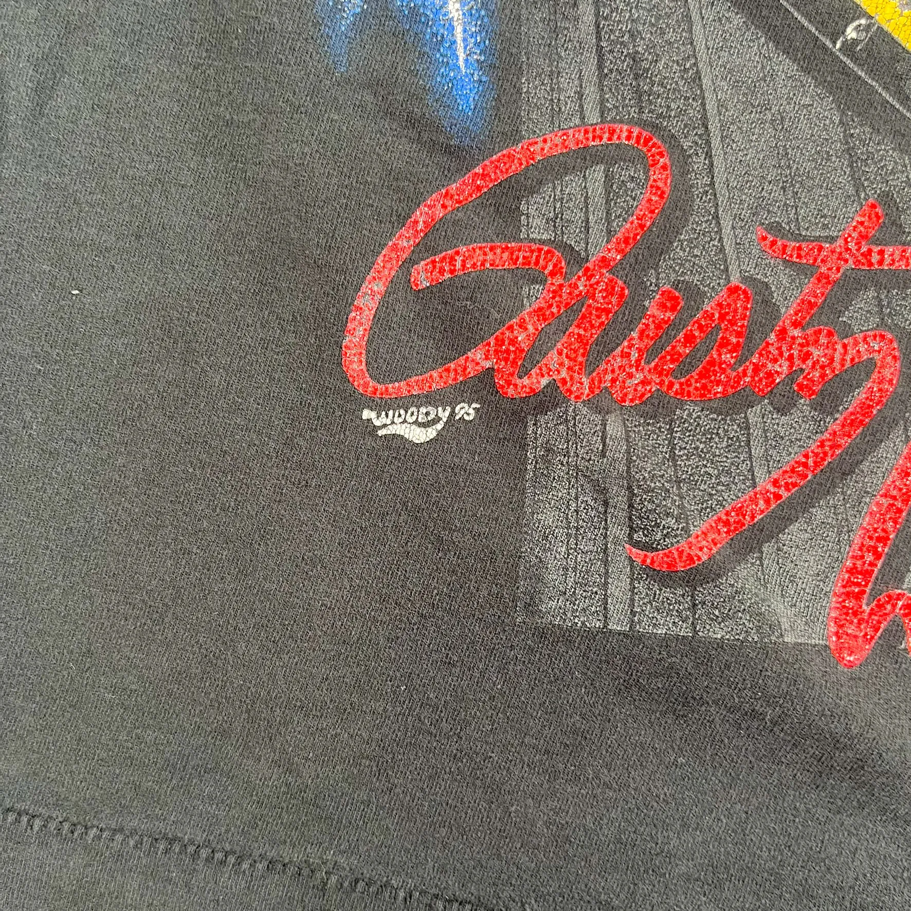 F- Vintage '95 Nascar Dusty Wallace Fear Is An Emotion Single Stitch Tee sold by HG Vintage product image thumbnail 3