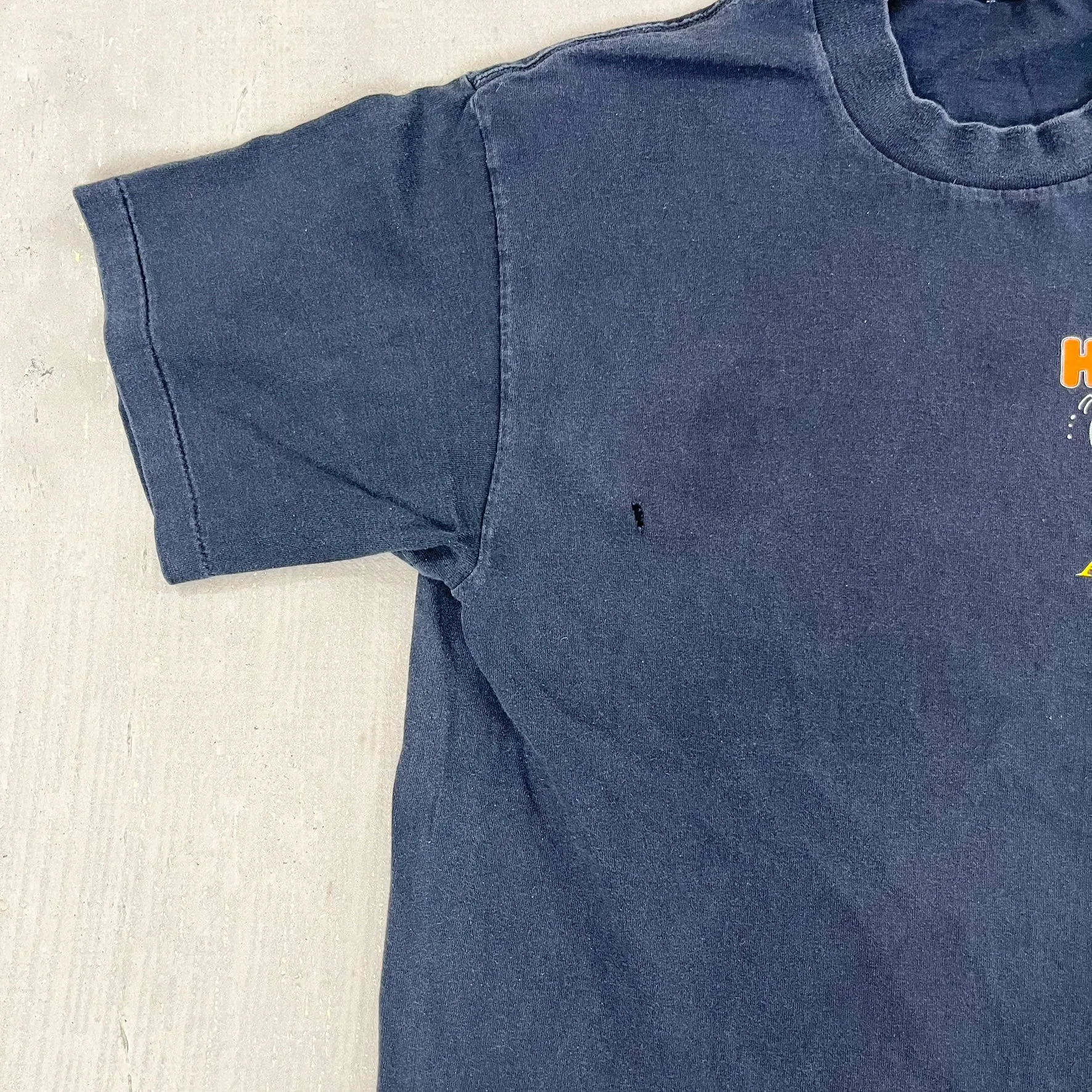 F- Vintage Hooters Angels Motorcycle Graphic Single Stitch Tee sold by HG Vintage product image thumbnail 5