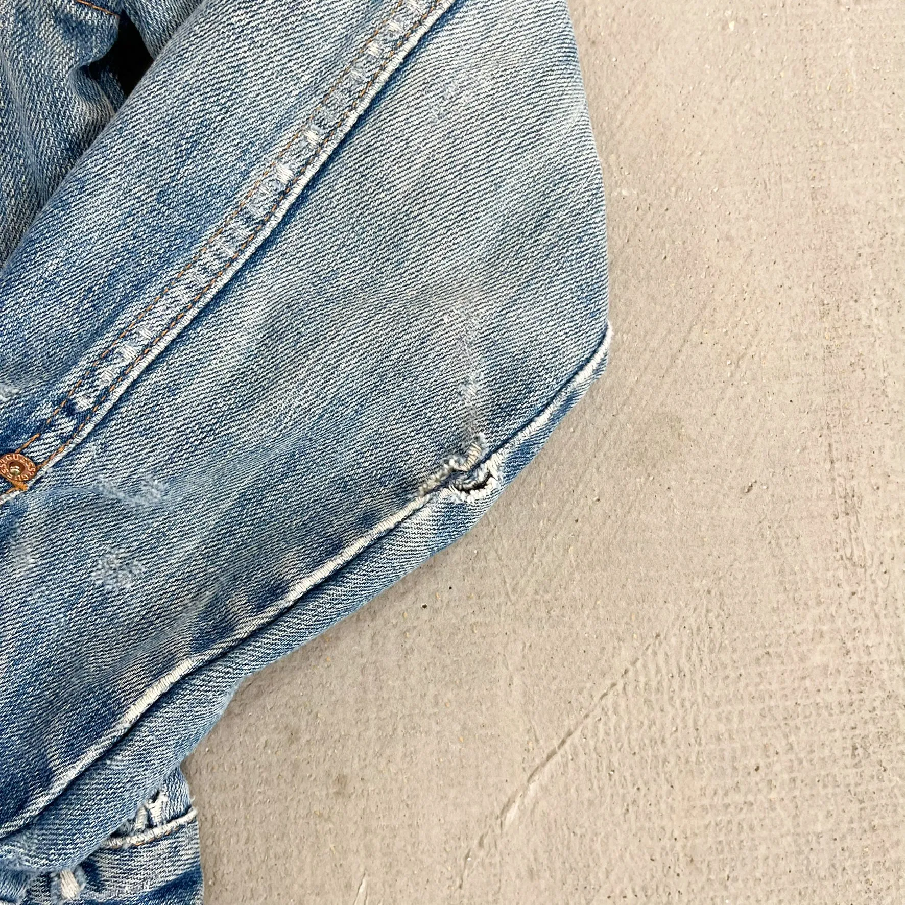 F- HOM Nirvana Heart Shaped Box Reworked Custom Denim Jacket sold by HG Vintage product image thumbnail 5