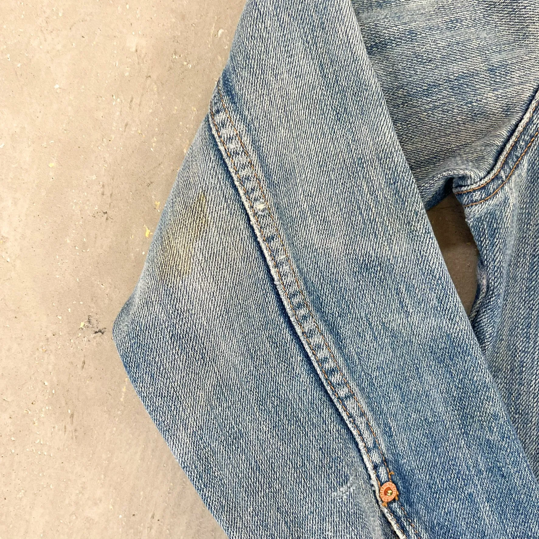 F- HOM Nirvana Heart Shaped Box Reworked Custom Denim Jacket sold by HG Vintage product image thumbnail 4