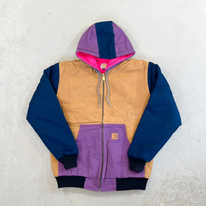 F- Reworked Carhartt Hooded Work Jacket sold by HG Vintage