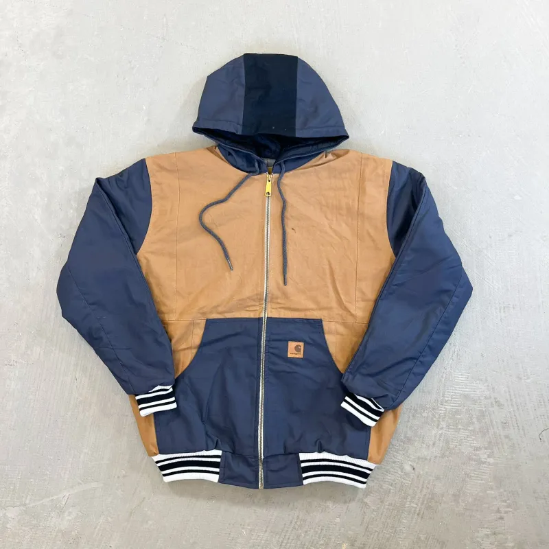 F- Reworked Carhartt Hooded Work Jacket sold by HG Vintage