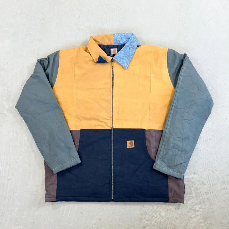 F- Reworked Carhartt Collared Work Jacket sold by HG Vintage