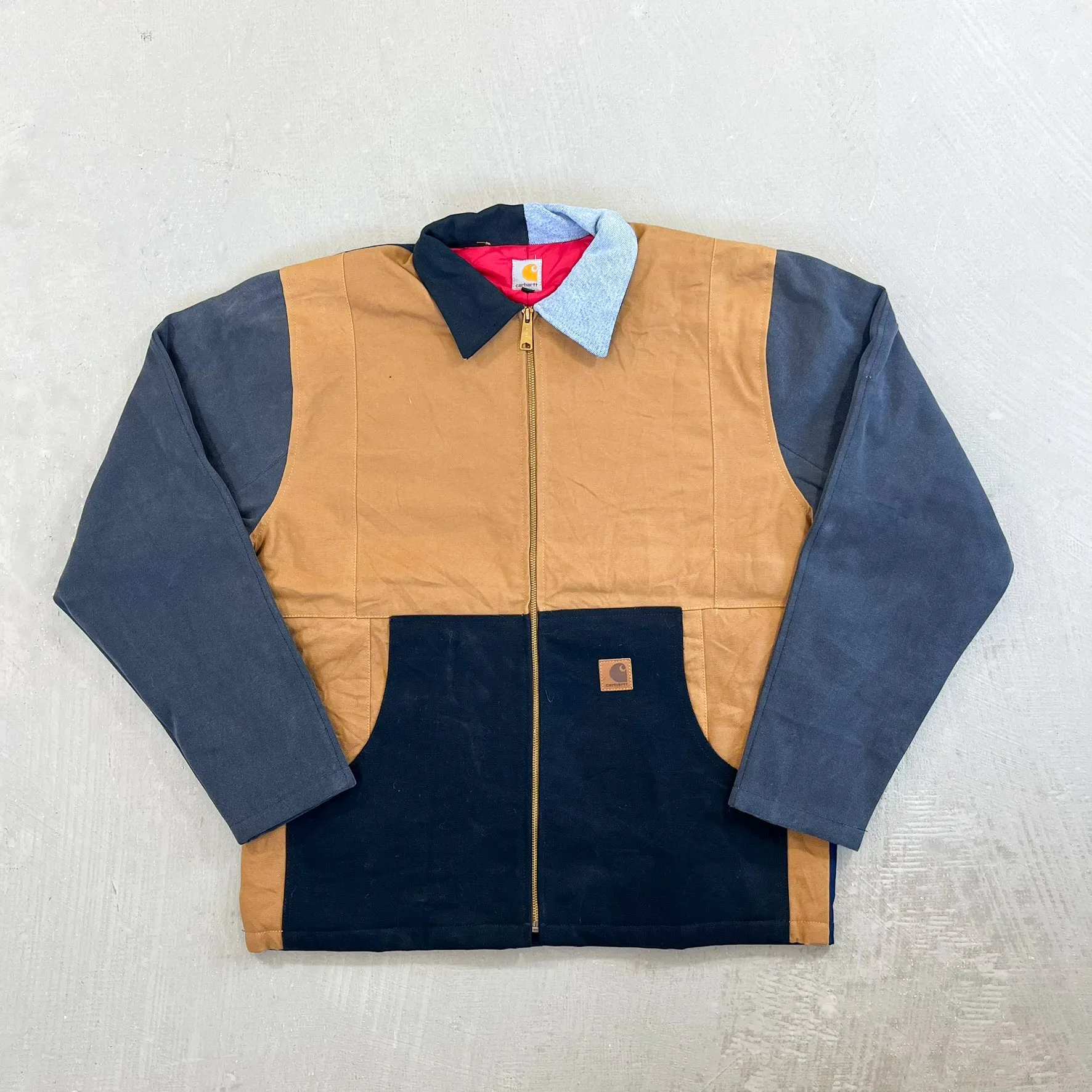 F- Reworked Carhartt Collared Work Jacket sold by HG Vintage
