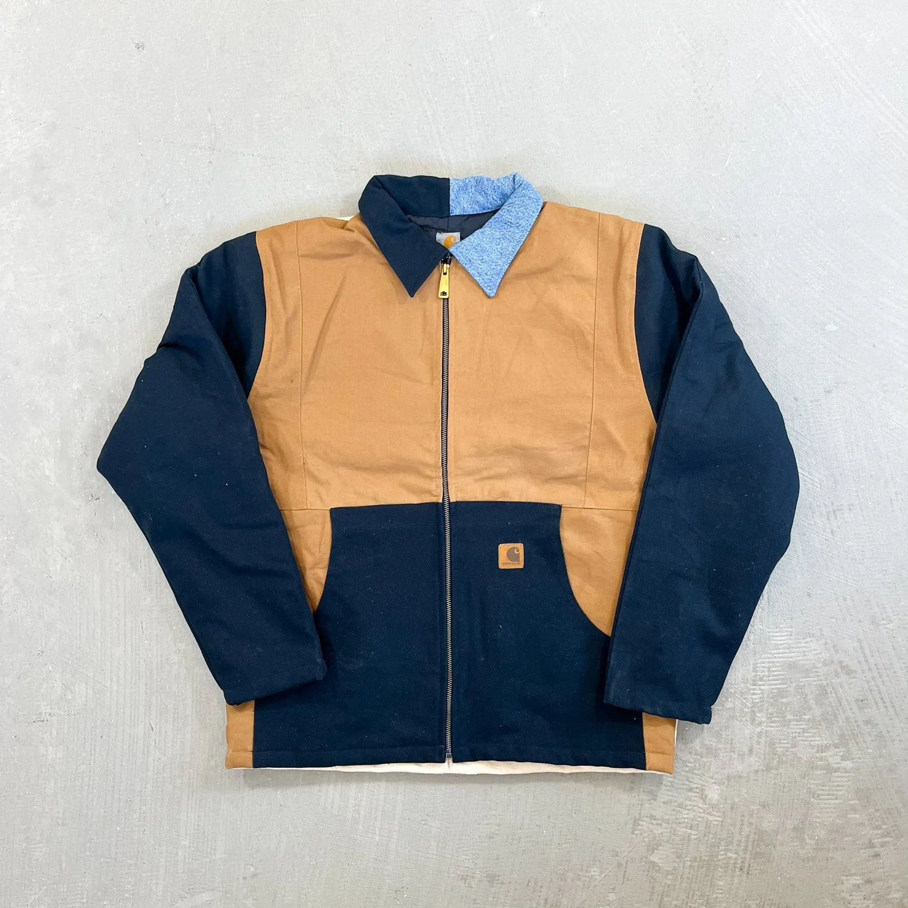 F- Reworked Carhartt Collared Work Jacket sold by HG Vintage