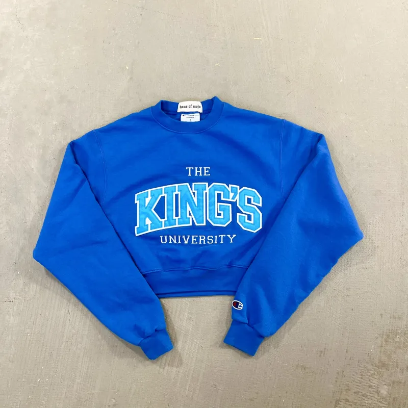 F- HOM Kings University Cropped Reworked Crewneck sold by HG Vintage