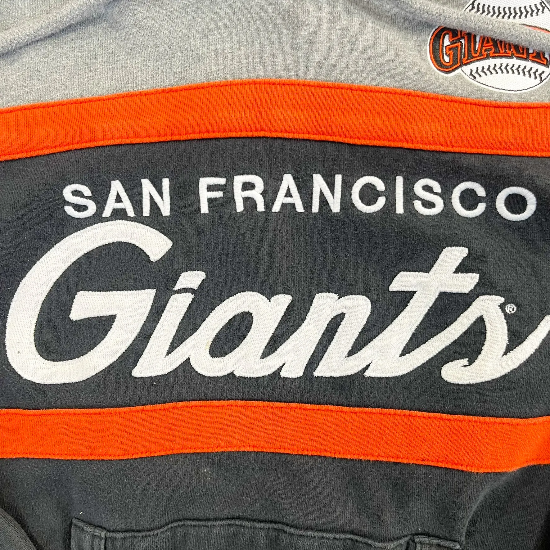 F- HOM San Francisco Giants Cropped Reworked Hoodie sold by HG Vintage product image thumbnail 2