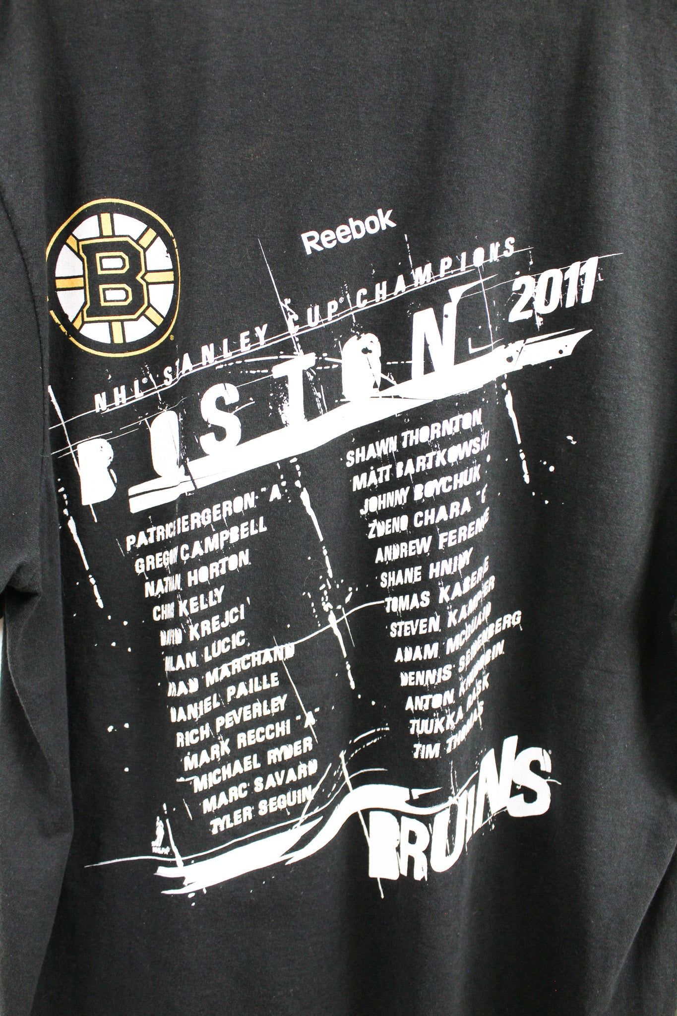 NHL Boston Bruins 2011 Stanley Cup Champs Tee sold by HG Vintage product image thumbnail 4