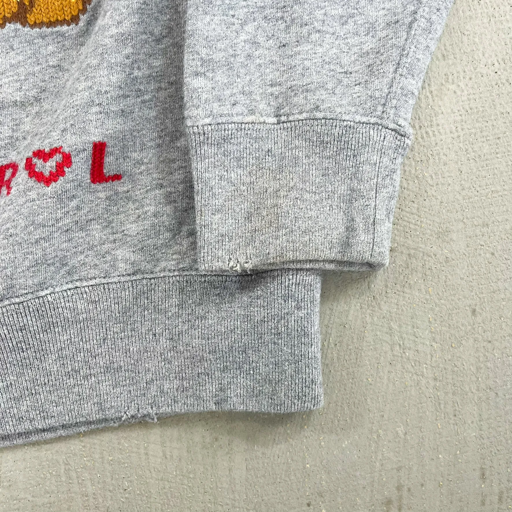 F- Vintage Polo Ralph Lauren Bear & Text Crewneck sold by HG Vintage product image thumbnail 5