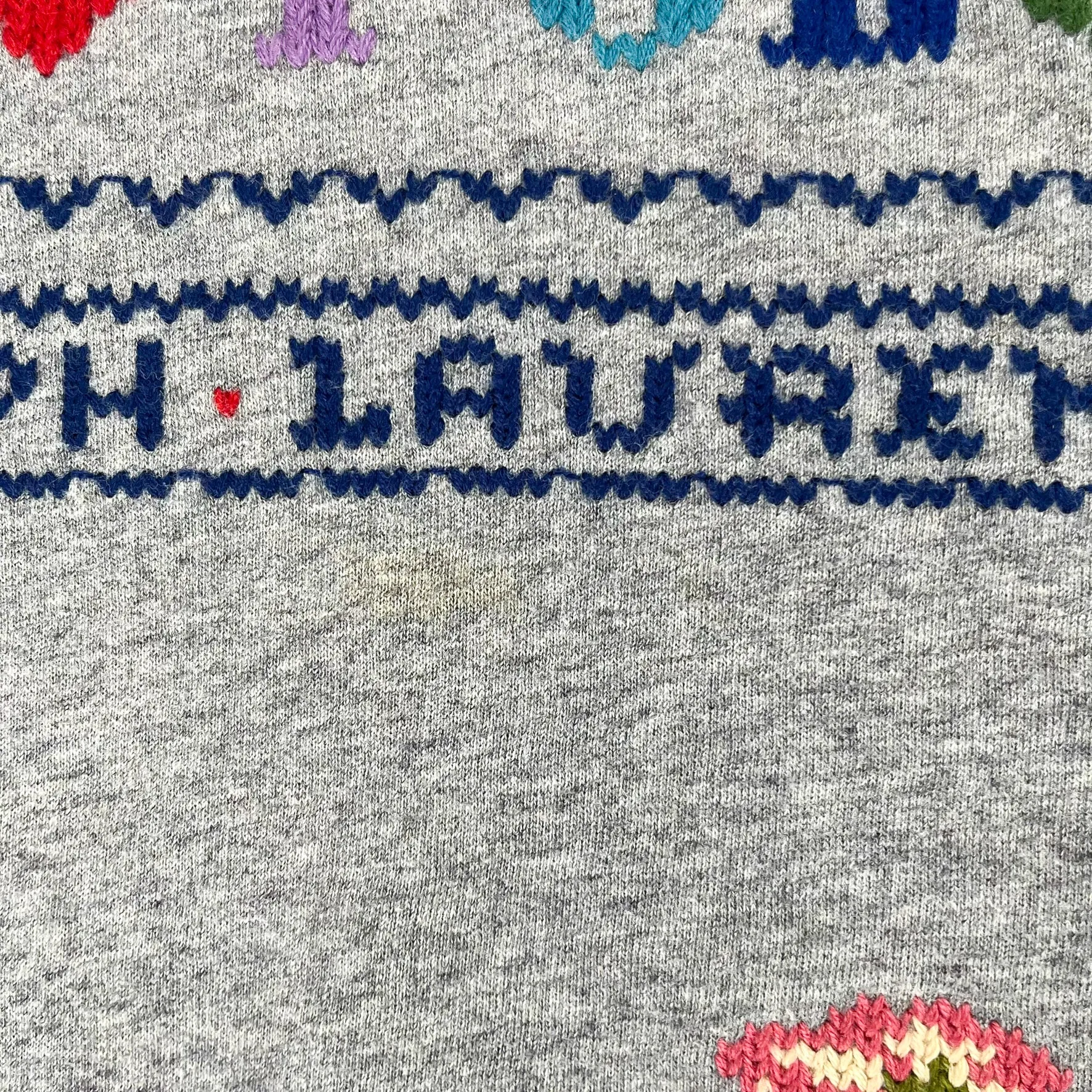 F- Vintage Polo Ralph Lauren Bear & Text Crewneck sold by HG Vintage product image thumbnail 3