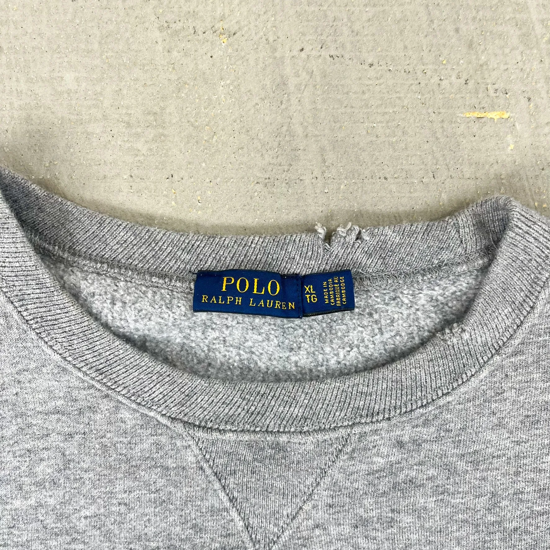 F- Vintage Polo Ralph Lauren Bear & Text Crewneck sold by HG Vintage product image thumbnail 4