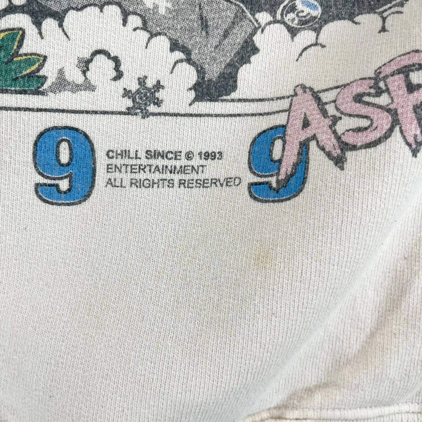 F- Vintage '93 John Galt Chill Since 1993 Aspen Crewneck sold by HG Vintage product image thumbnail 3