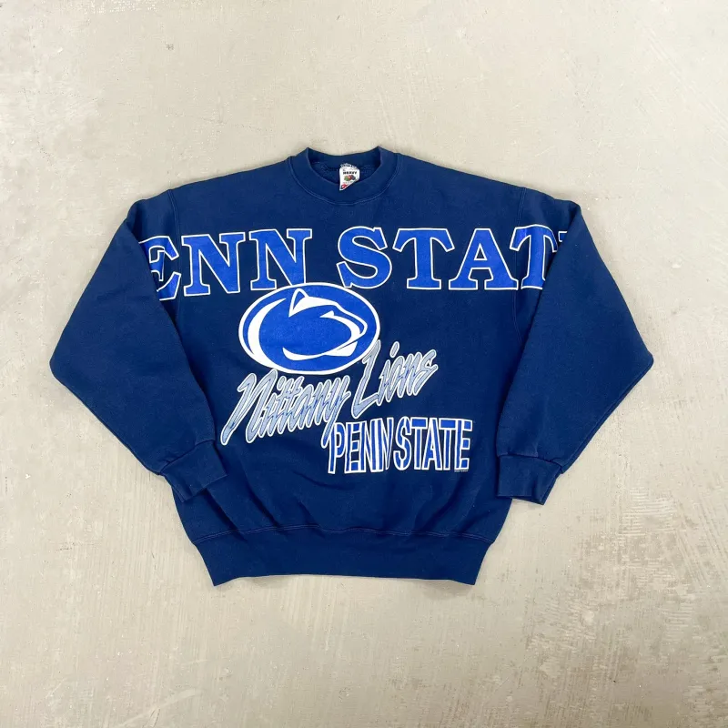 F- Vintage Penn State Nittany Lions Jumbo Text & Print Crewneck sold by HG Vintage