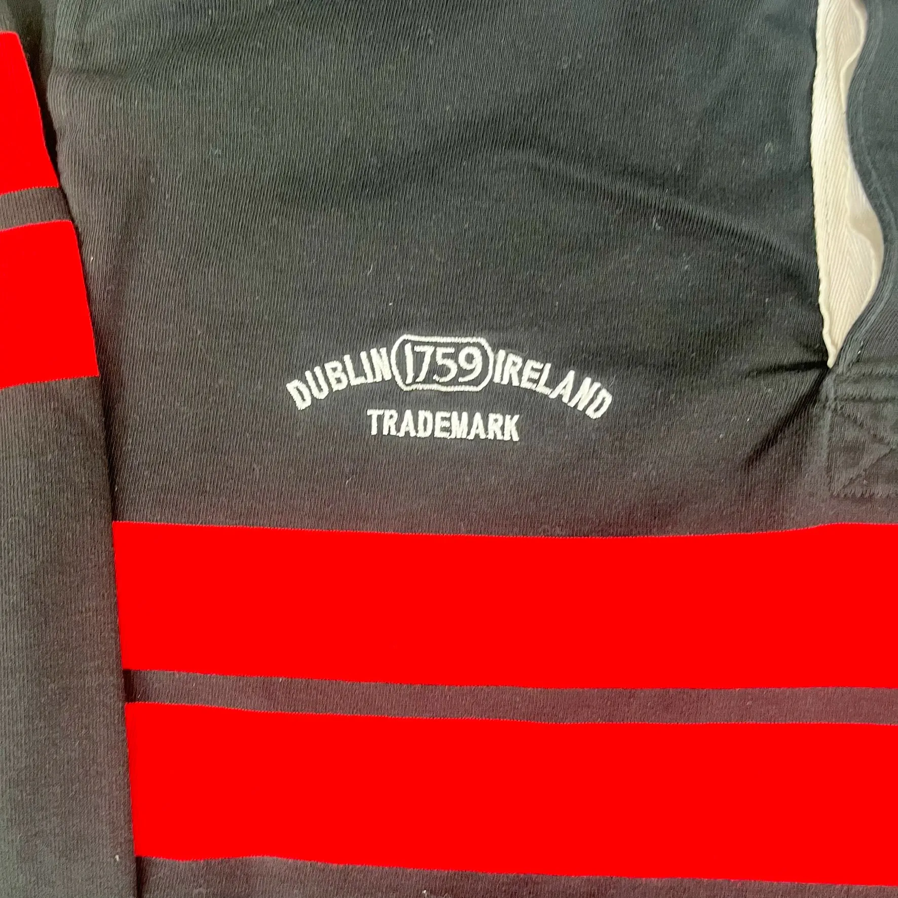 F- Guinness Patch & Embroidered Text Rugby Shirt sold by HG Vintage product image thumbnail 4