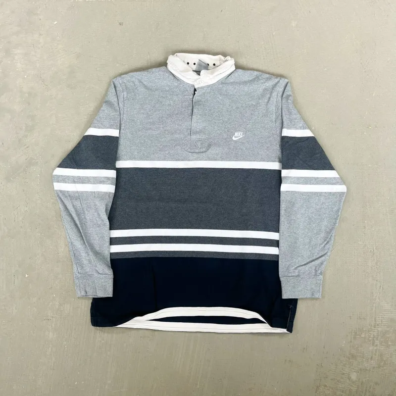 F- Vintage Nike Zip Up Rugby Shirt sold by HG Vintage