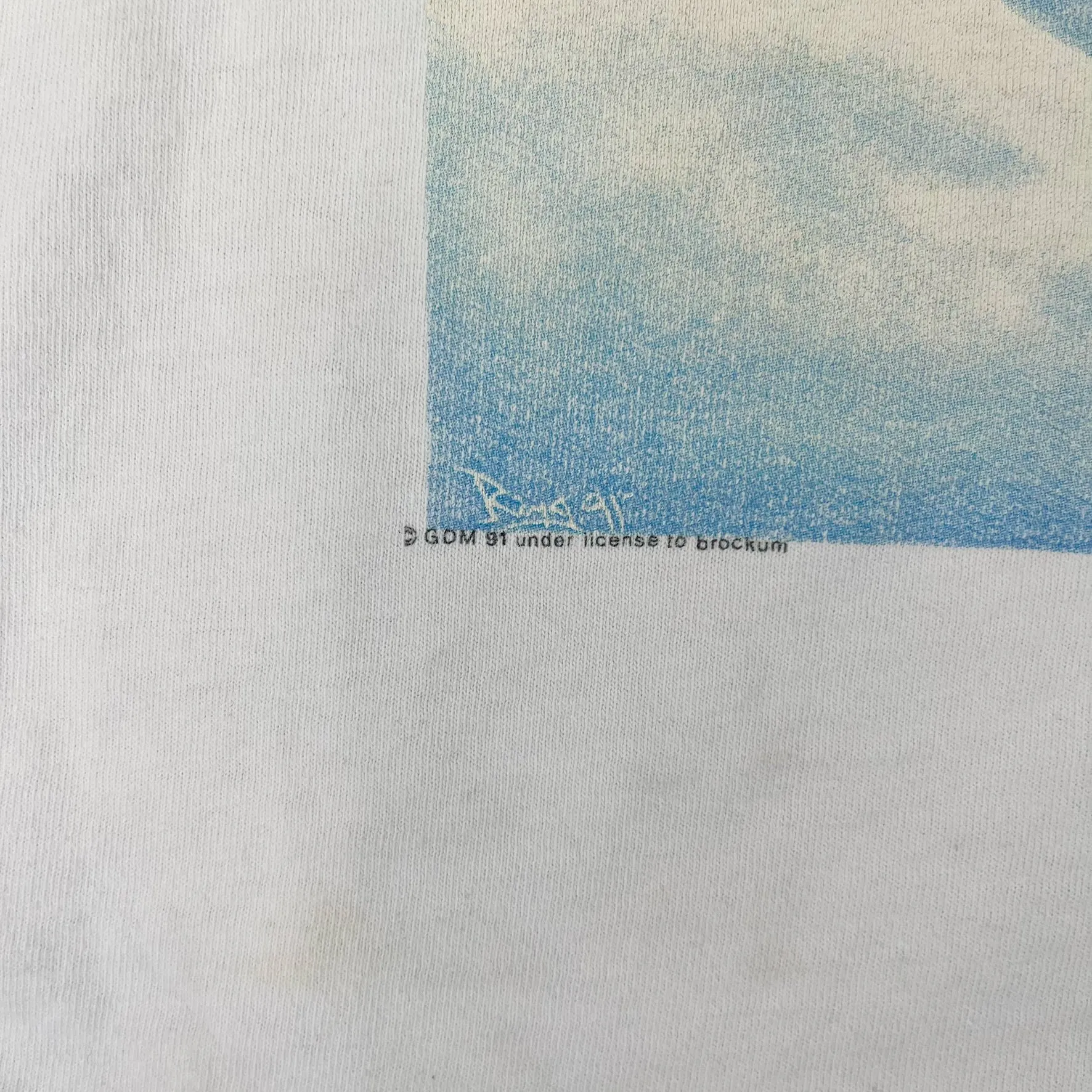 F- Vintage '91 Grateful Dead Skying Skeleton Graphic Single Stitch Tee sold by HG Vintage product image thumbnail 3