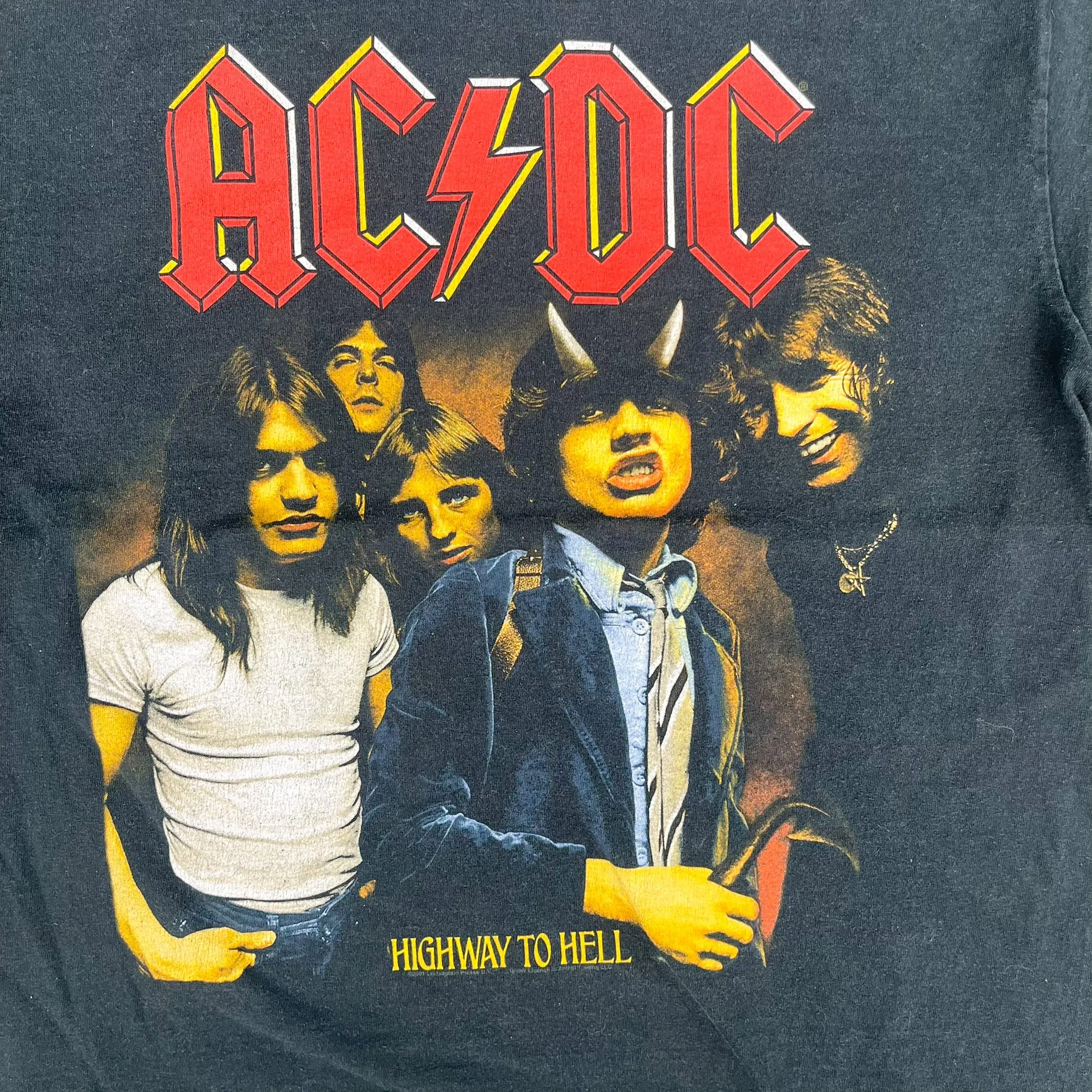 F- Vintage '01 AC/DC Highway To Hell Picture Red Anvil Tag Tee sold by HG Vintage product image thumbnail 2
