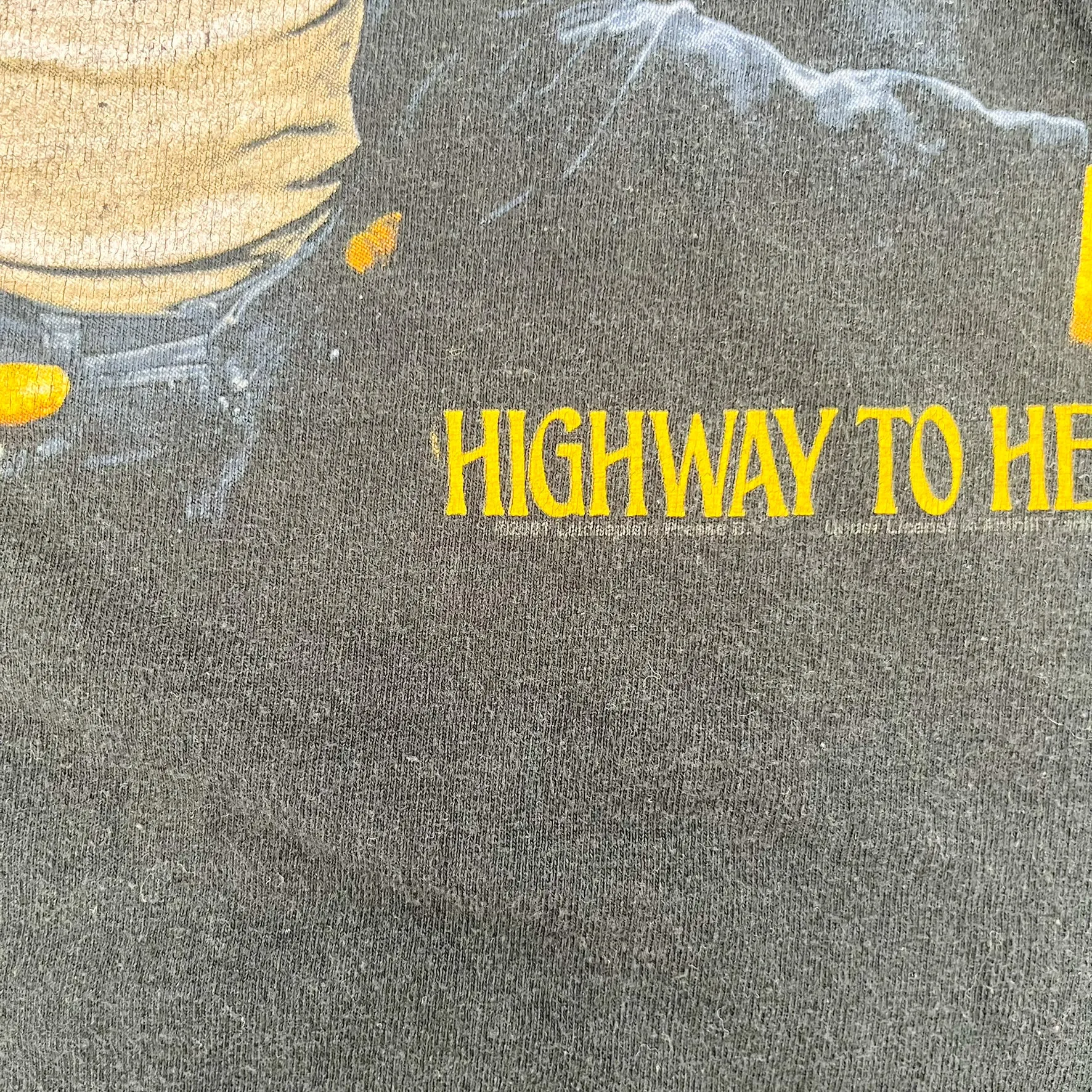 F- Vintage '01 AC/DC Highway To Hell Picture Red Anvil Tag Tee sold by HG Vintage product image thumbnail 3