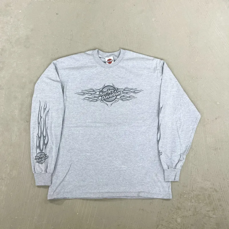 F- Vintage '06 Harley Davidson Piegon Forge TN Long Sleeve Tee sold by HG Vintage
