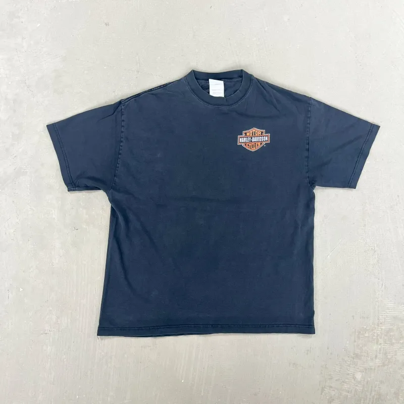 F- Vintage Harley Davidson Logo Graphic Tee sold by HG Vintage