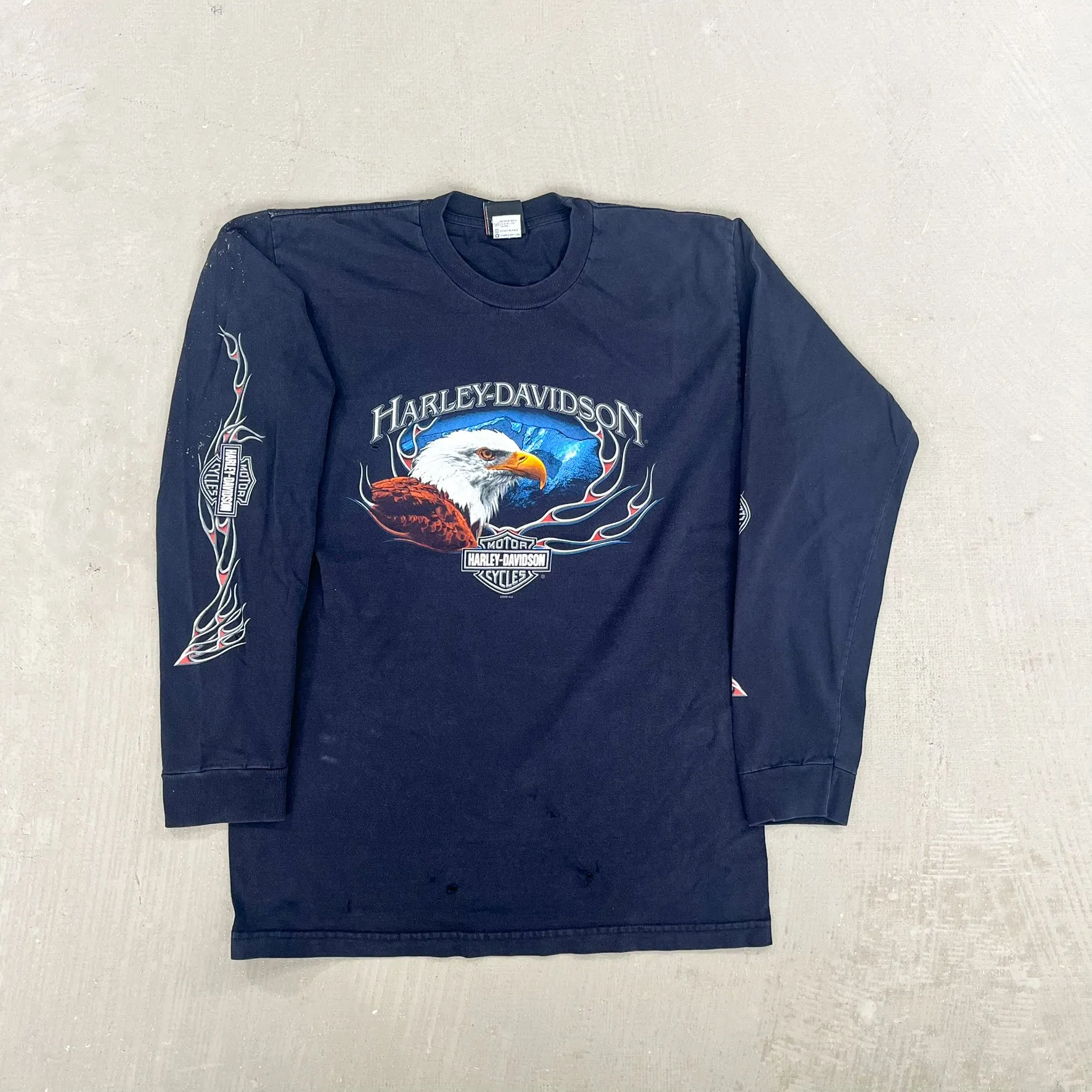 F- Vintage '06 Harley Davidson Minneapolis St-Paul Long Sleeve Tee sold by HG Vintage