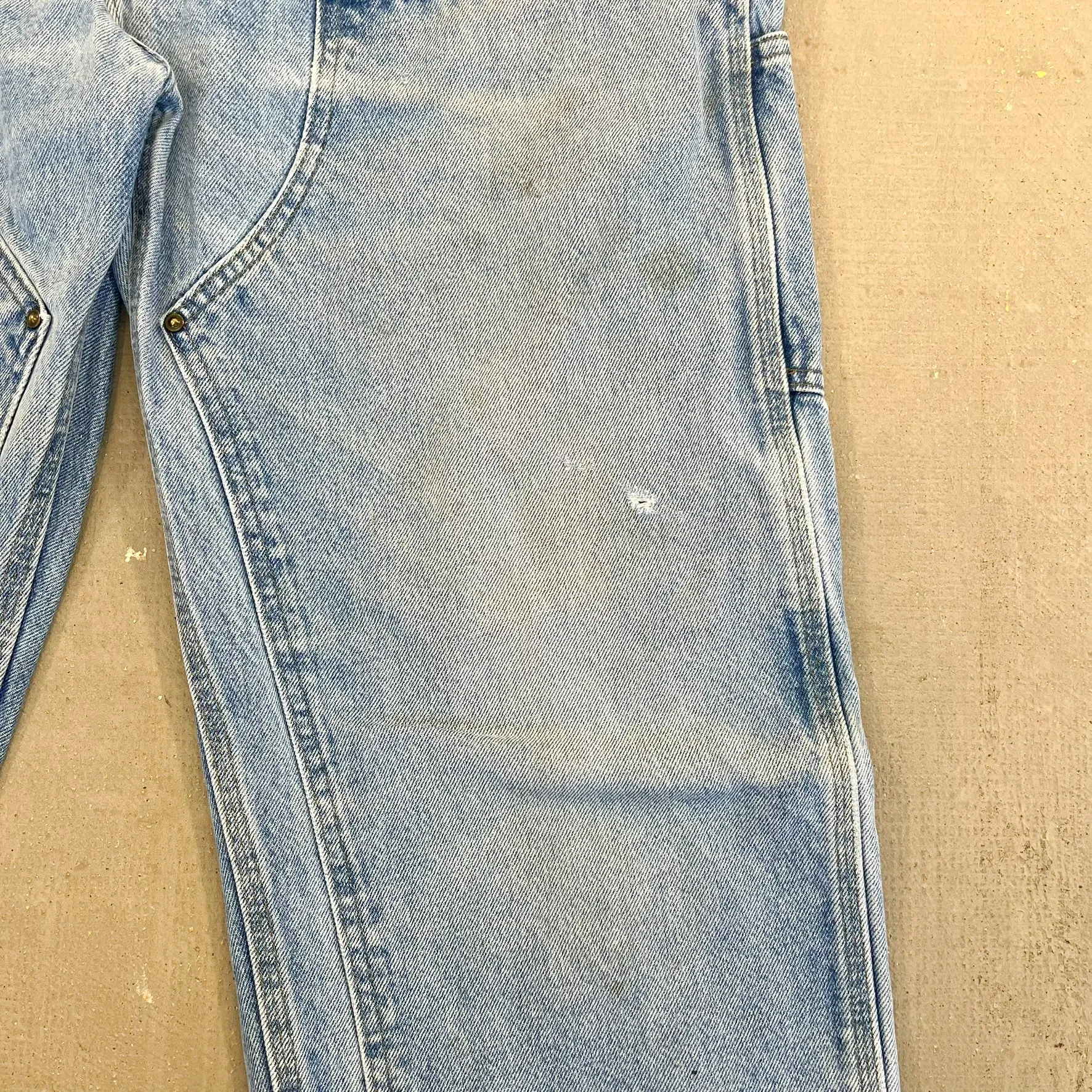 F- Carhartt Double Knee Denim Workwear Pants sold by HG Vintage product image thumbnail 5